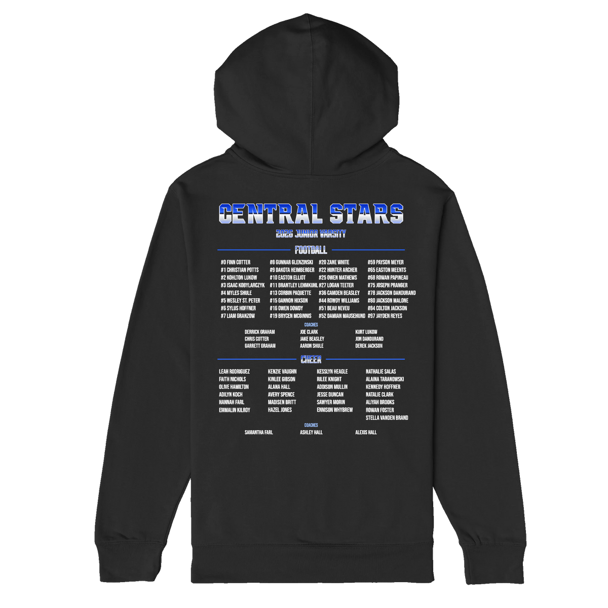 Adult Central Stars JV Super Bowl Bound Hoodie