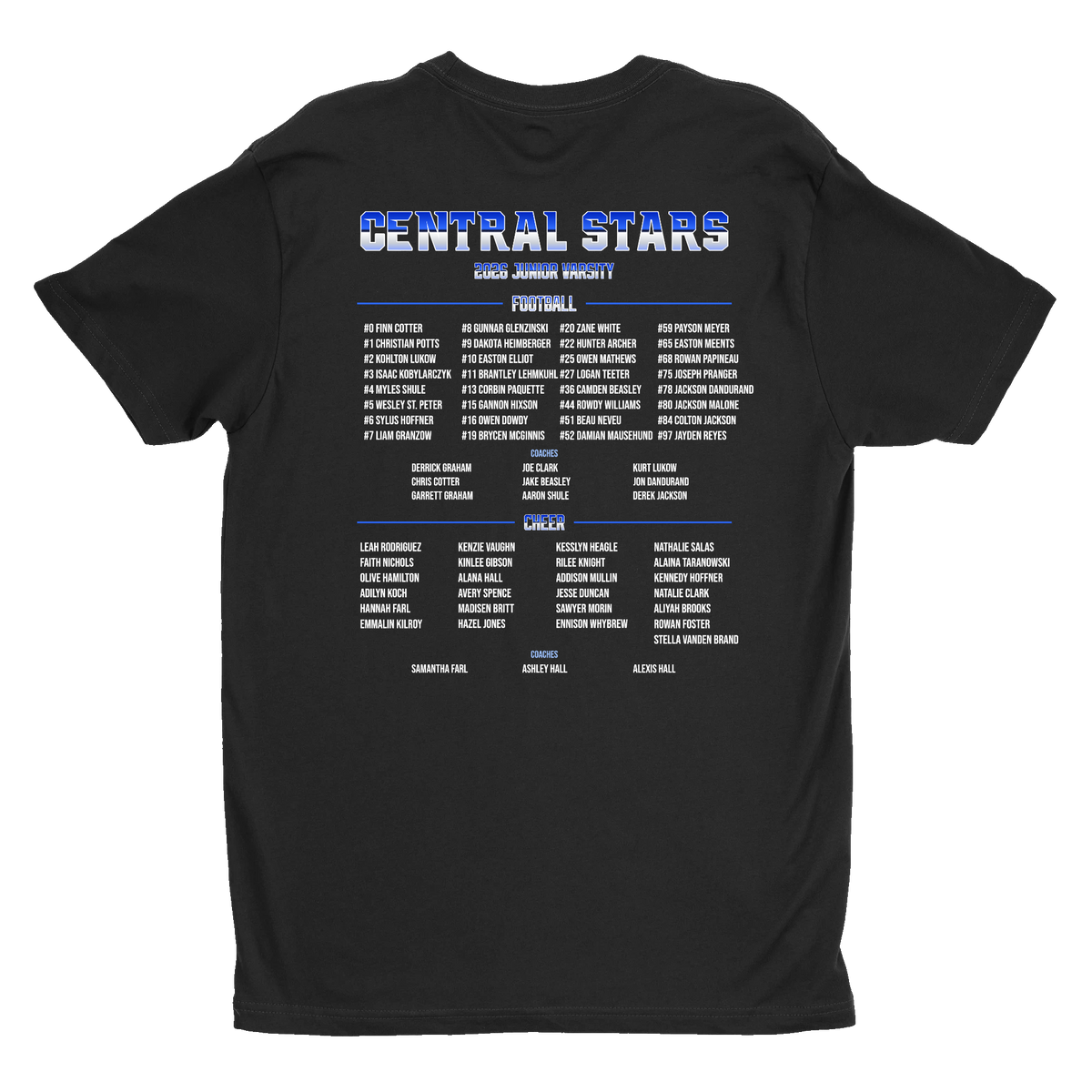Youth Central Stars JV Super Bowl Bound Tee