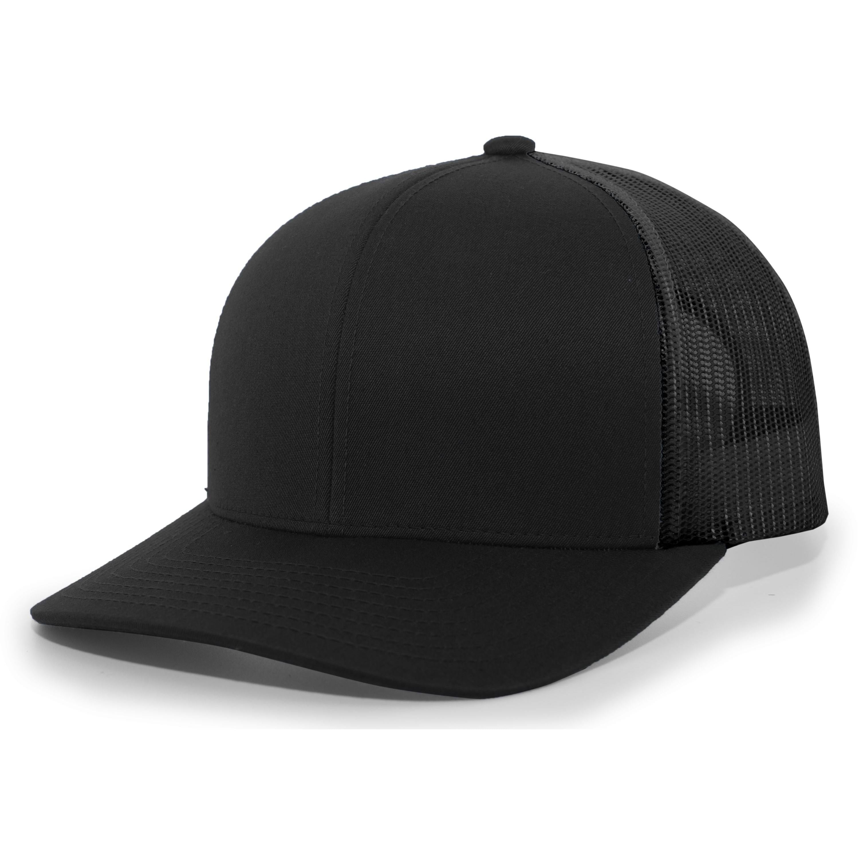 Trucker Snapback Cap - XS - BLACK