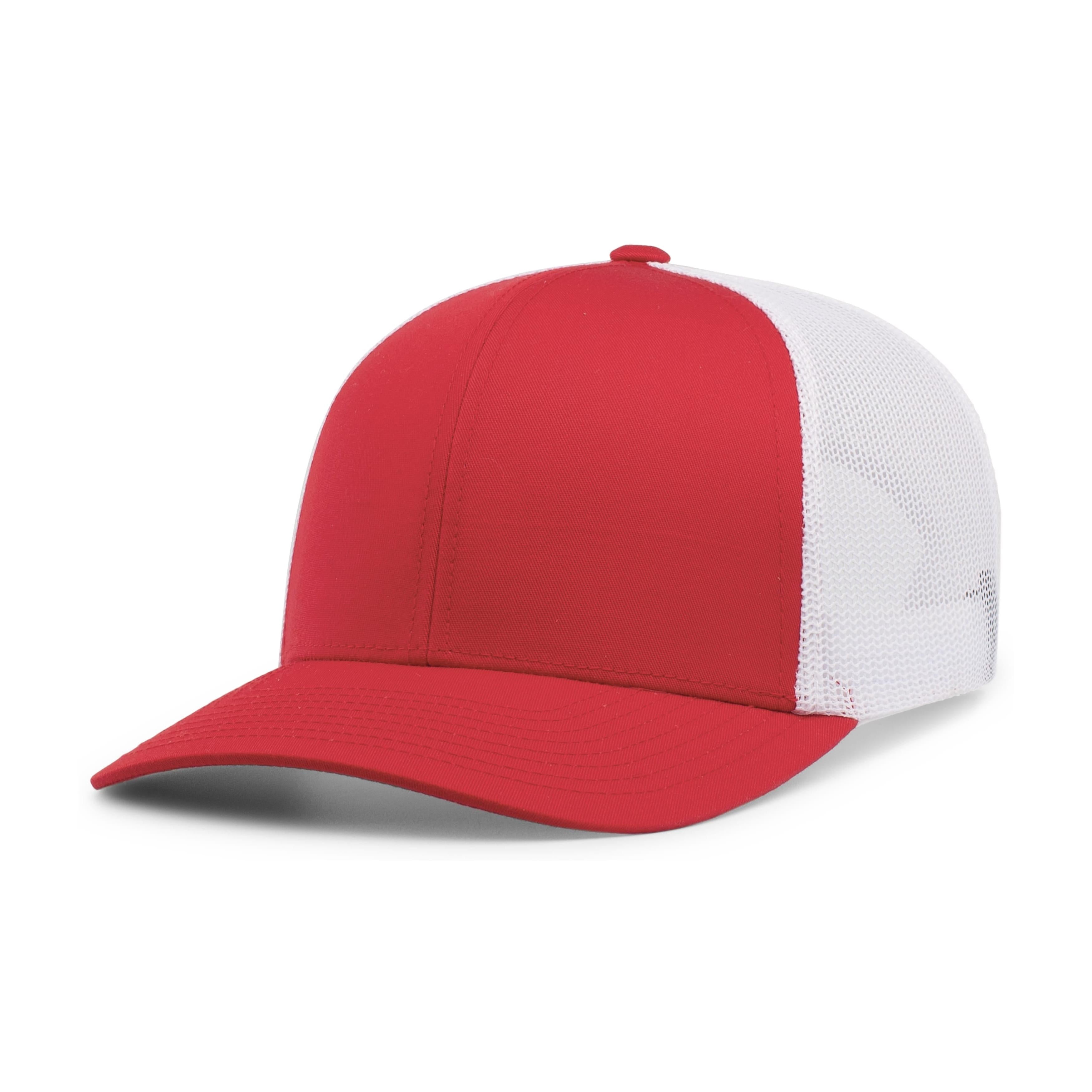 Trucker Snapback Cap - XS - RED/WHITE/RED