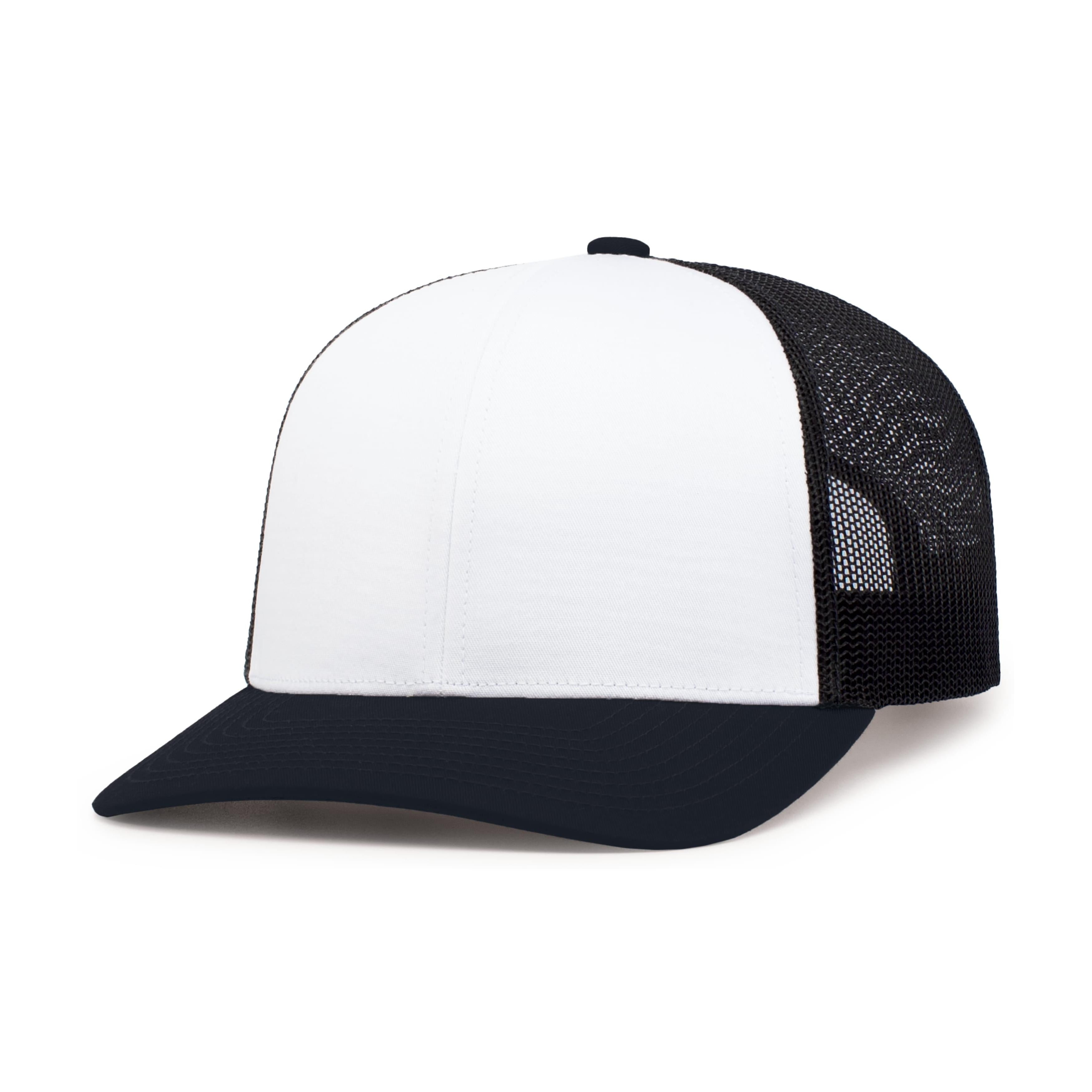 Trucker Snapback Cap - OS - WHITE/NAVY