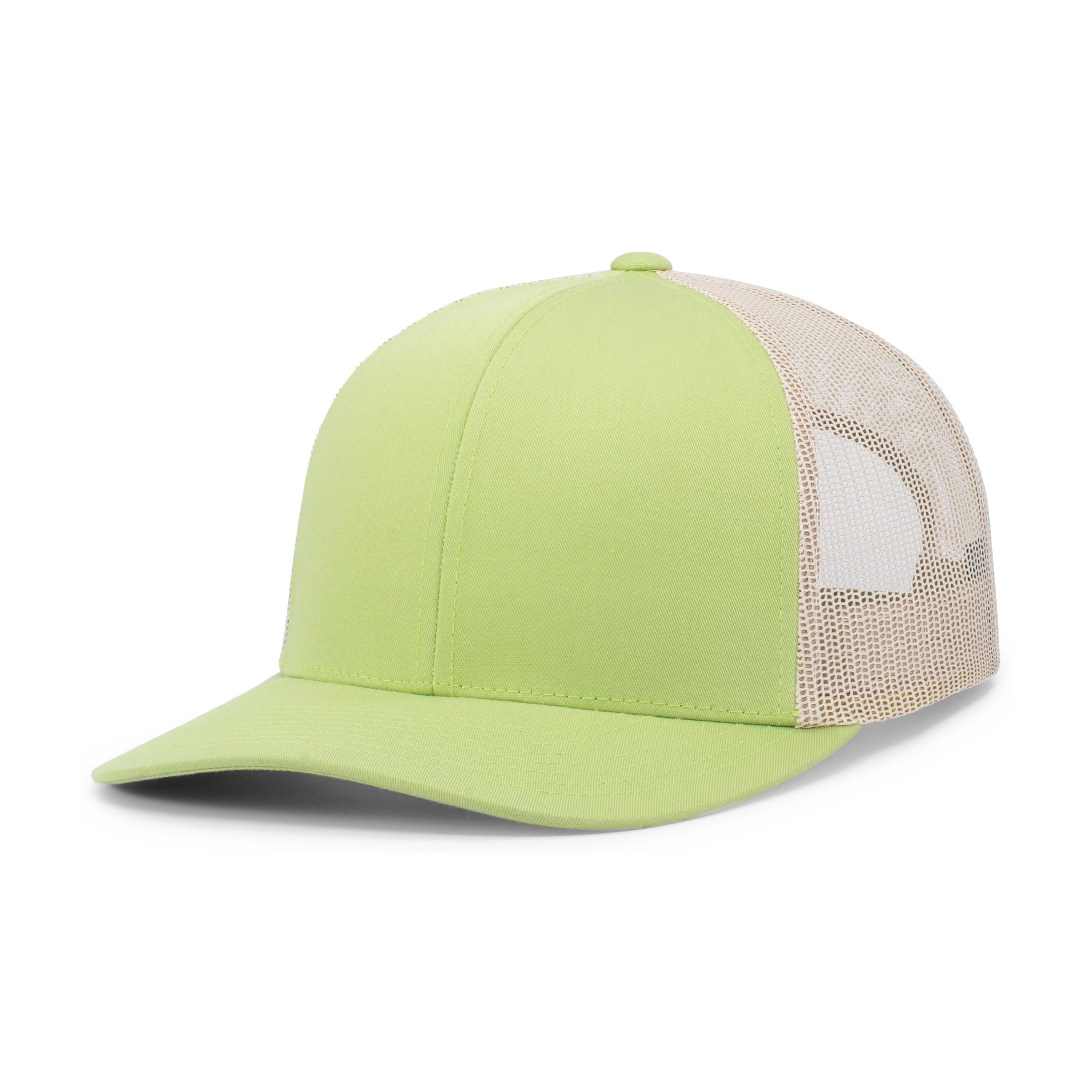 Trucker Snapback Cap - OS - GREEN GLOW/BEIGE/GREEN GLOW