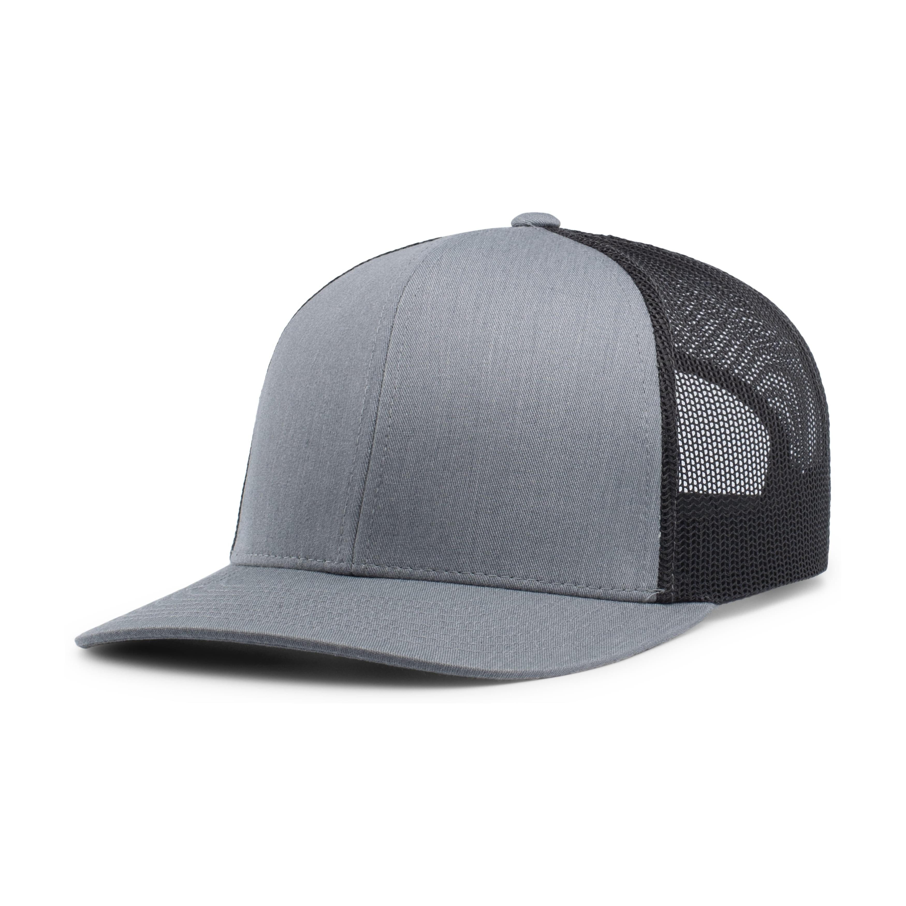 Trucker Snapback Cap - XS - HEATHER GREY/LT CHARCOAL/HEATHER GREY