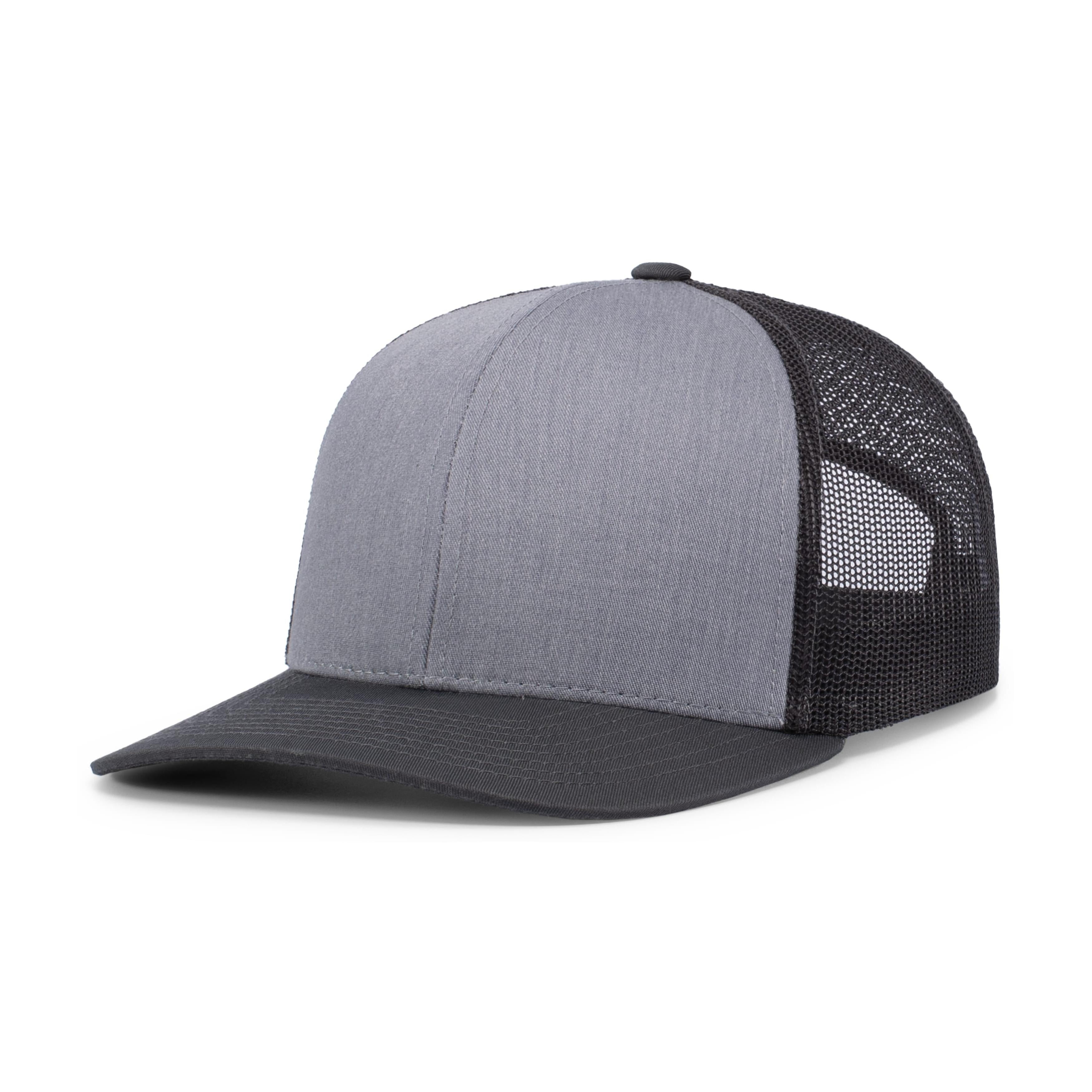 Trucker Snapback Cap - OS - HEATHER GREY/LT CHARCOAL/LT CHARCOAL