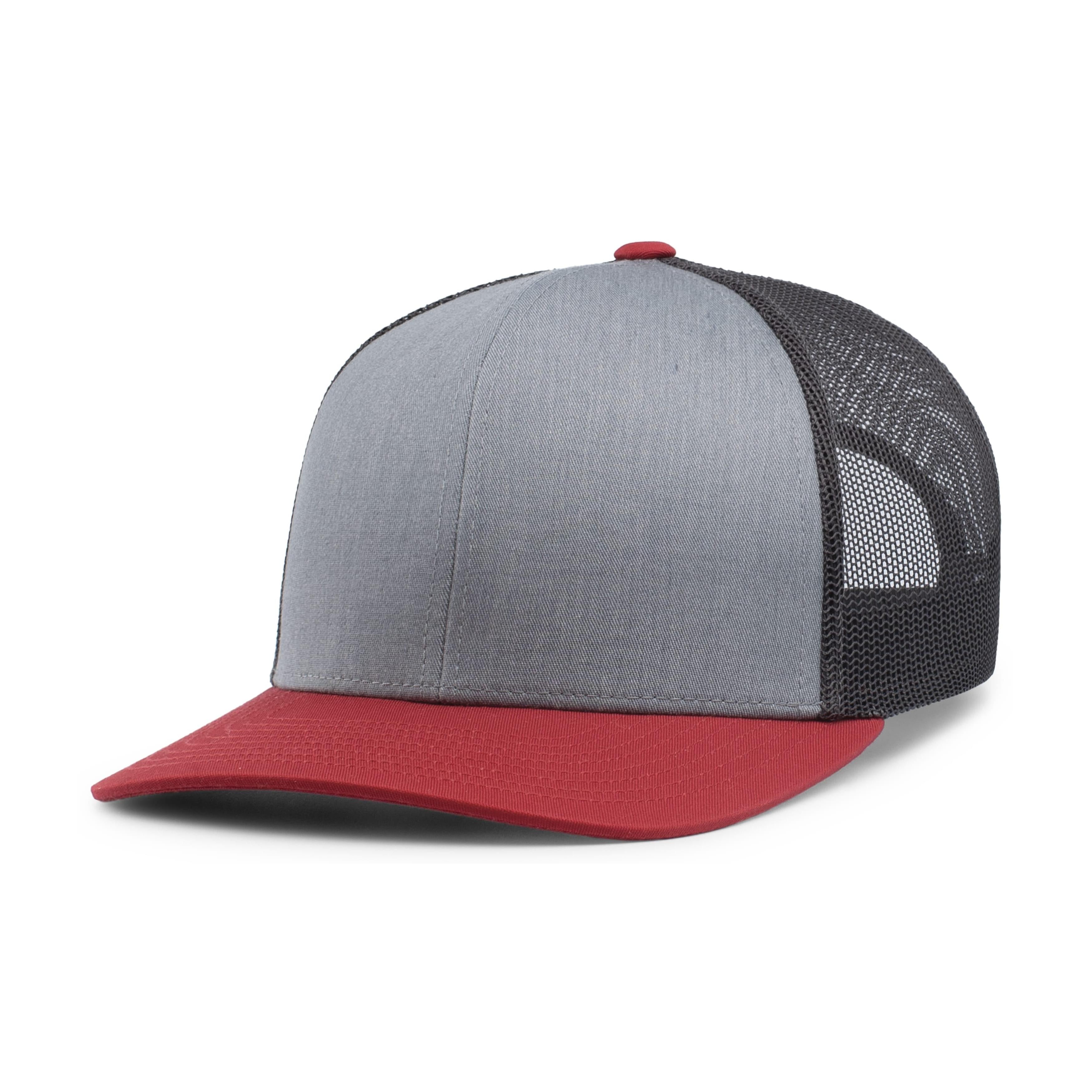 Trucker Snapback Cap - OS - HEATHER GREY/LT CHARCOAL/VARSITY