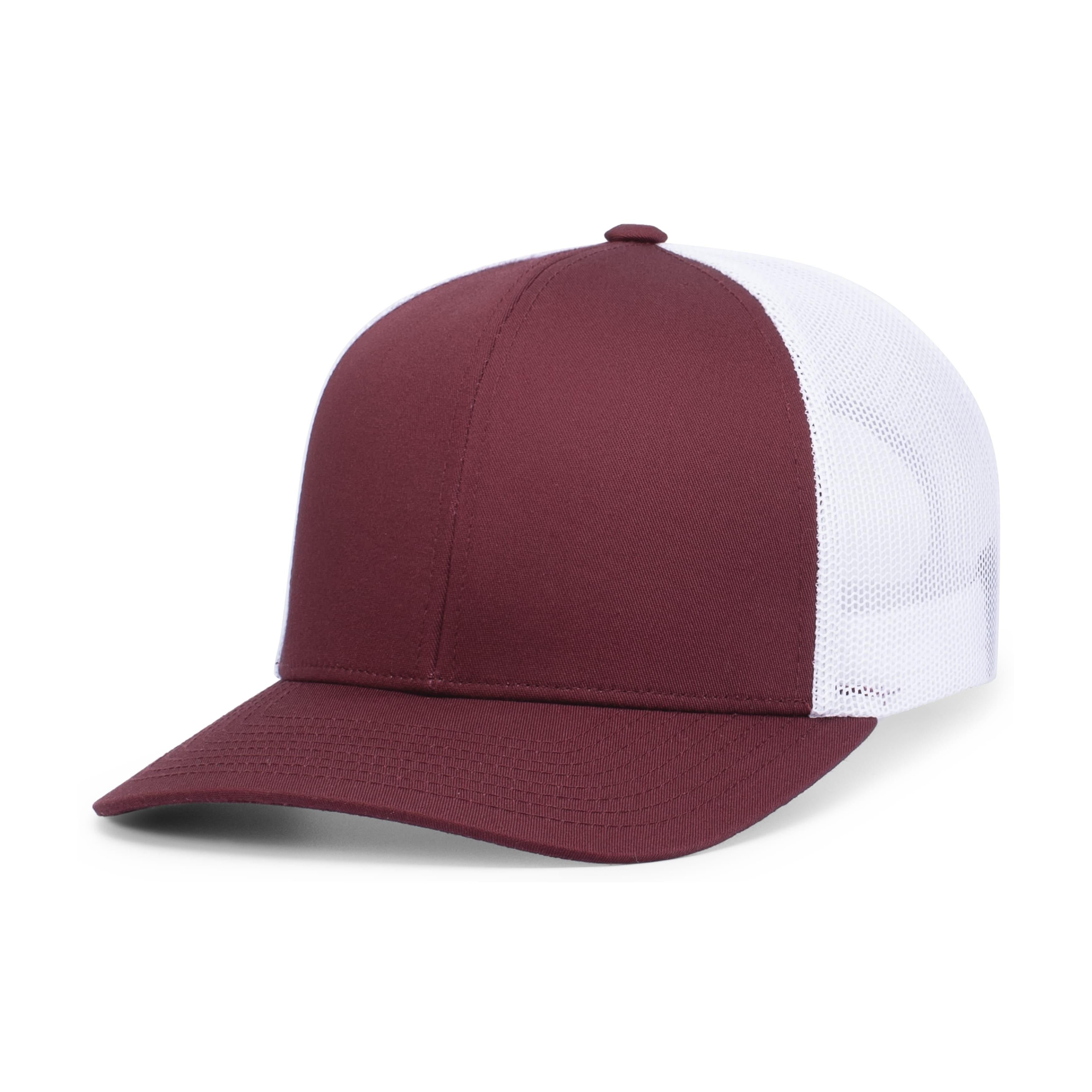 Trucker Snapback Cap - OS - MAROON/WHITE/MAROON