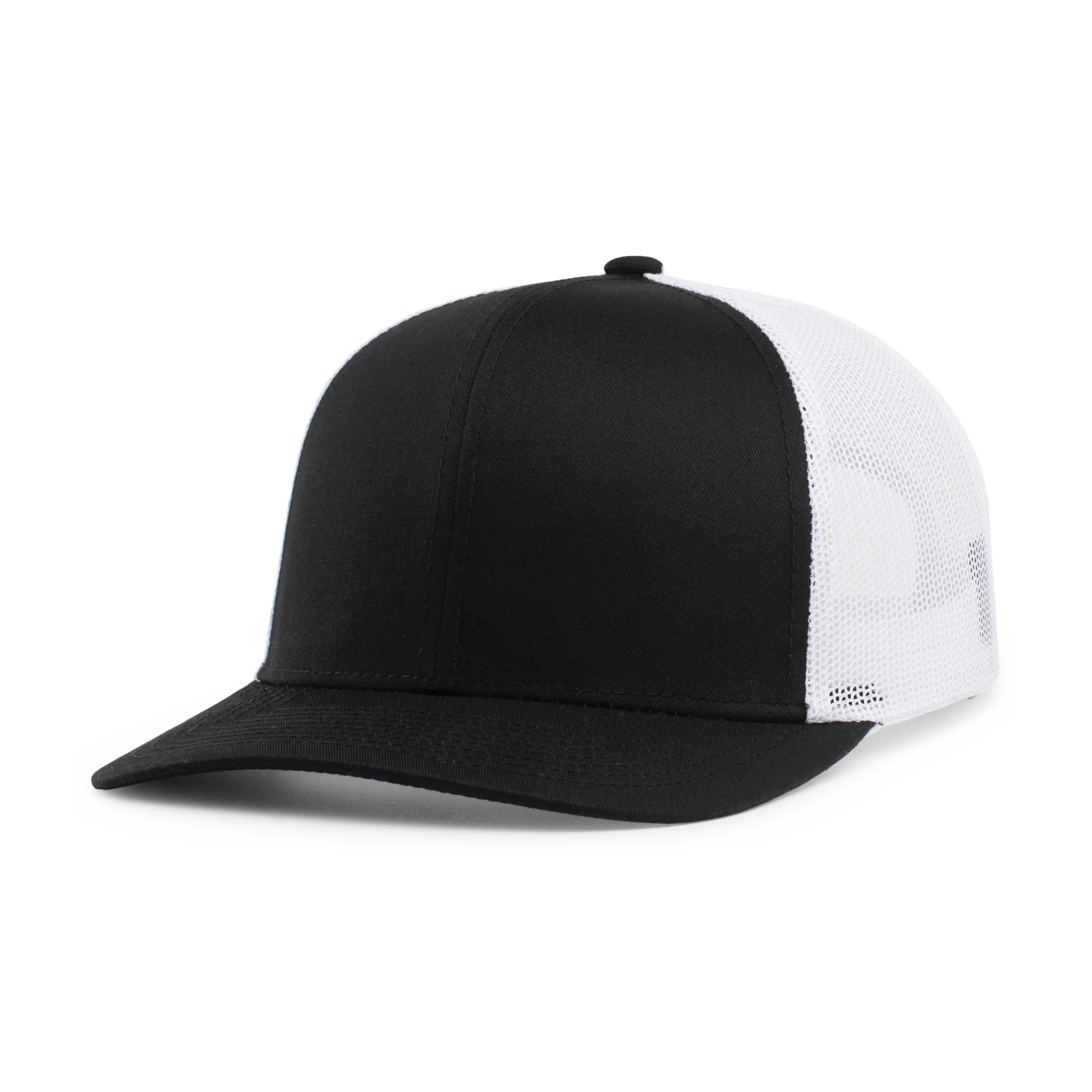Trucker Snapback Cap - XS - BLACK/WHITE/BLACK