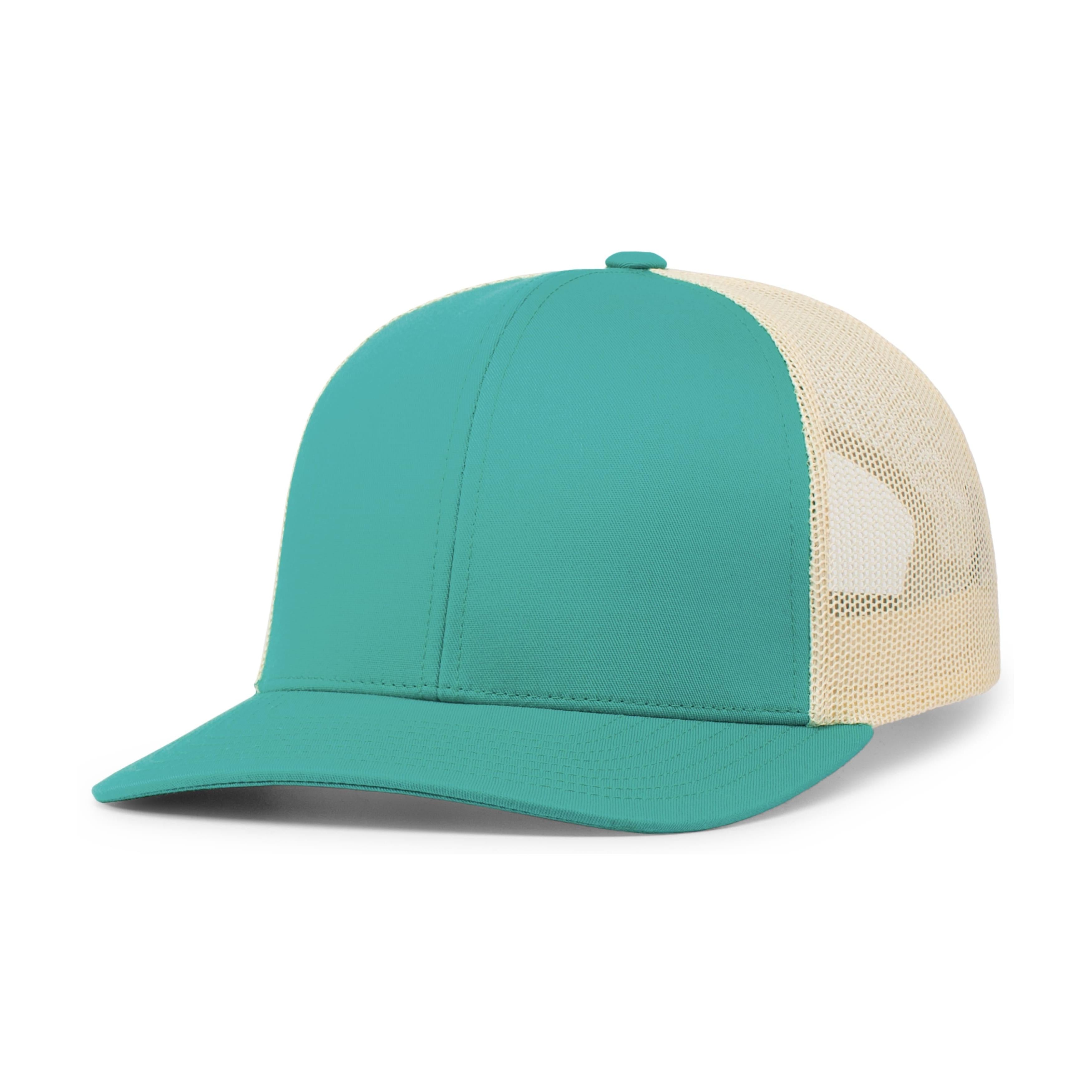 Trucker Snapback Cap - OS - TEAL/BEIGE/TEAL