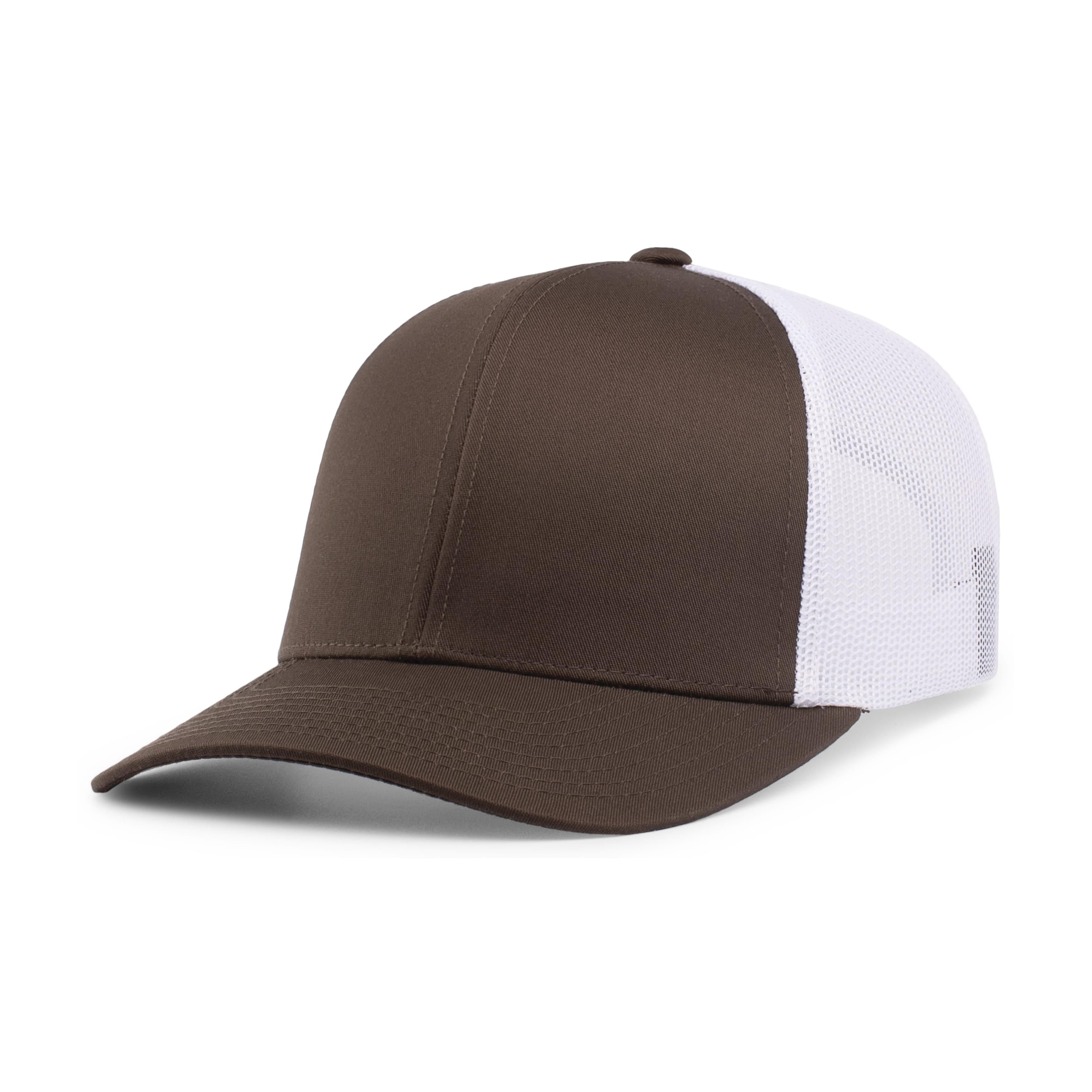 Trucker Snapback Cap - OS - BROWN/WHITE/BROWN