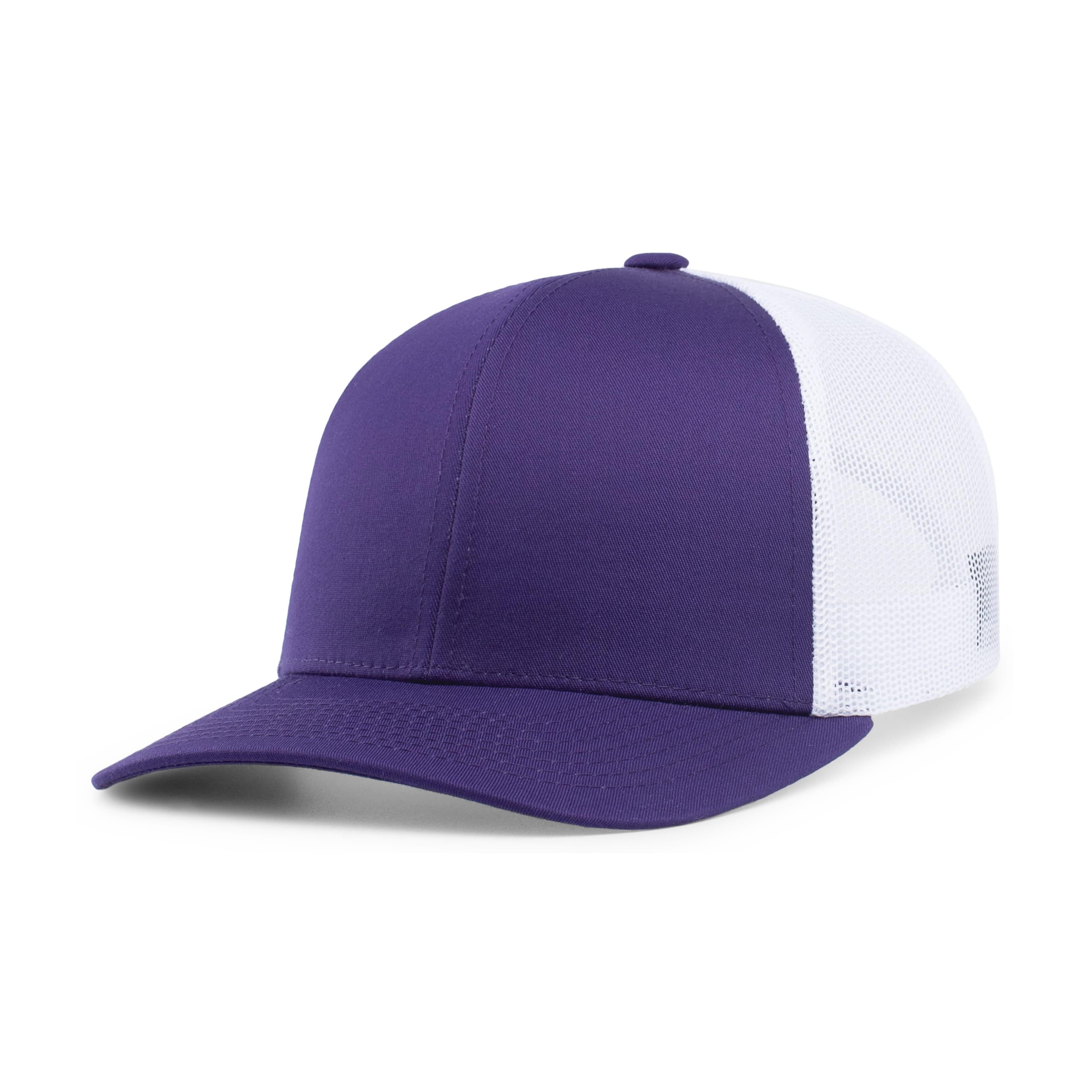 Trucker Snapback Cap - OS - PURPLE/WHITE/PURPLE