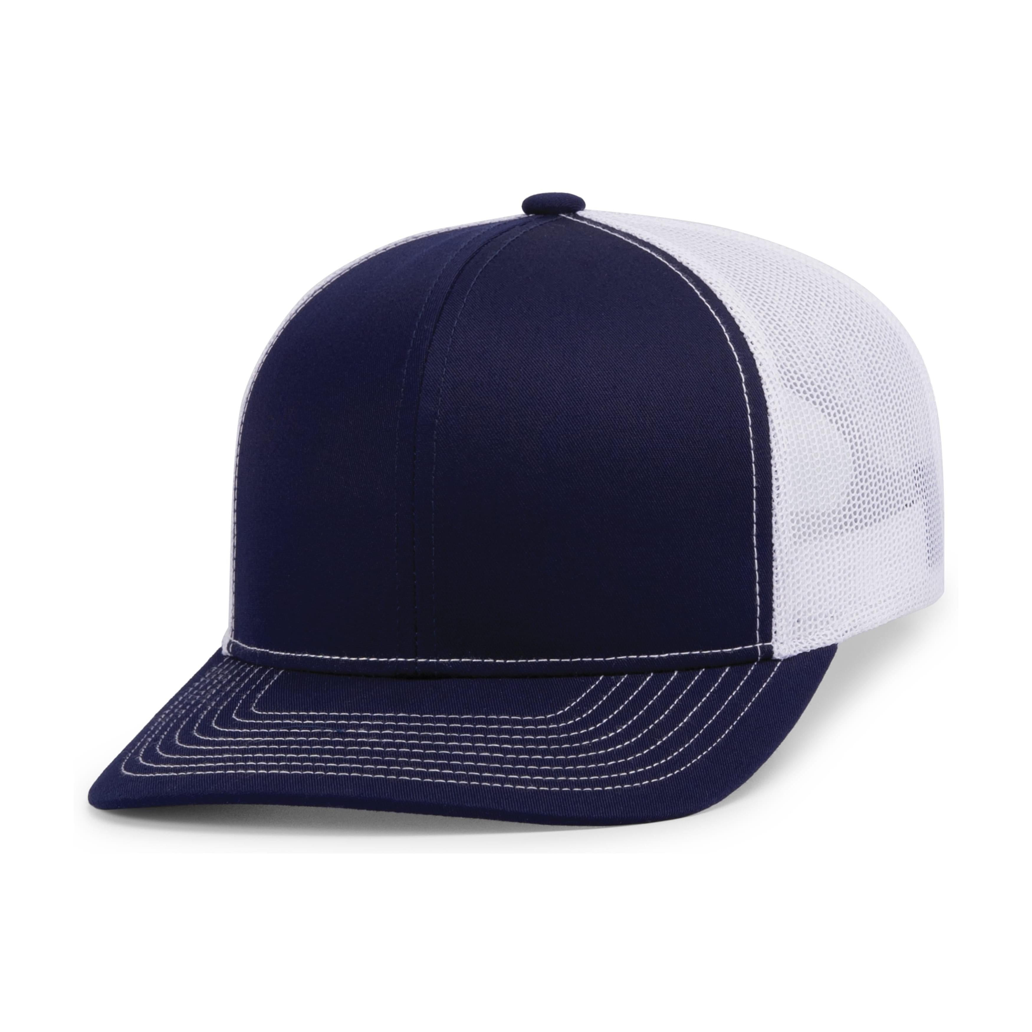 Contrast Stitch Trucker Snapback - OS - TRUE NAVY/WHITE/TRUE NAVY
