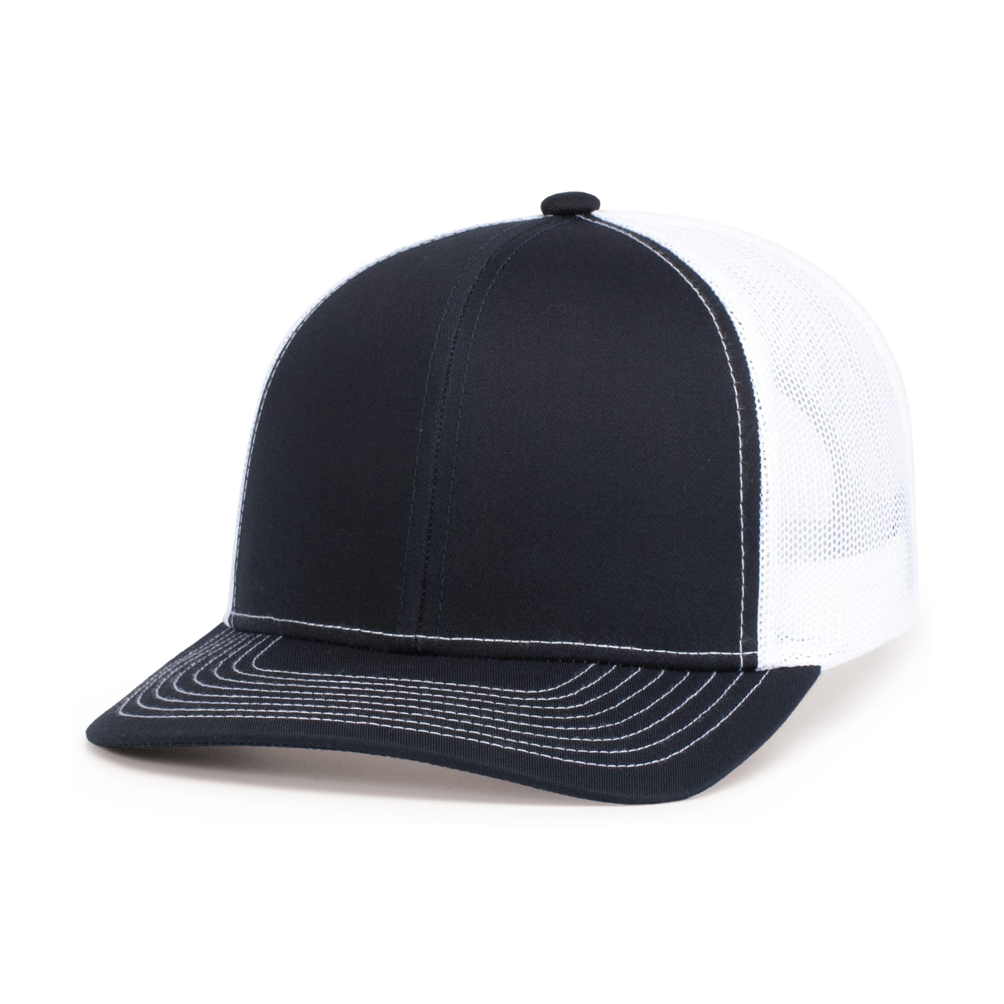 Contrast Stitch Trucker Snapback - OS - NAVY/WHITE/NAVY