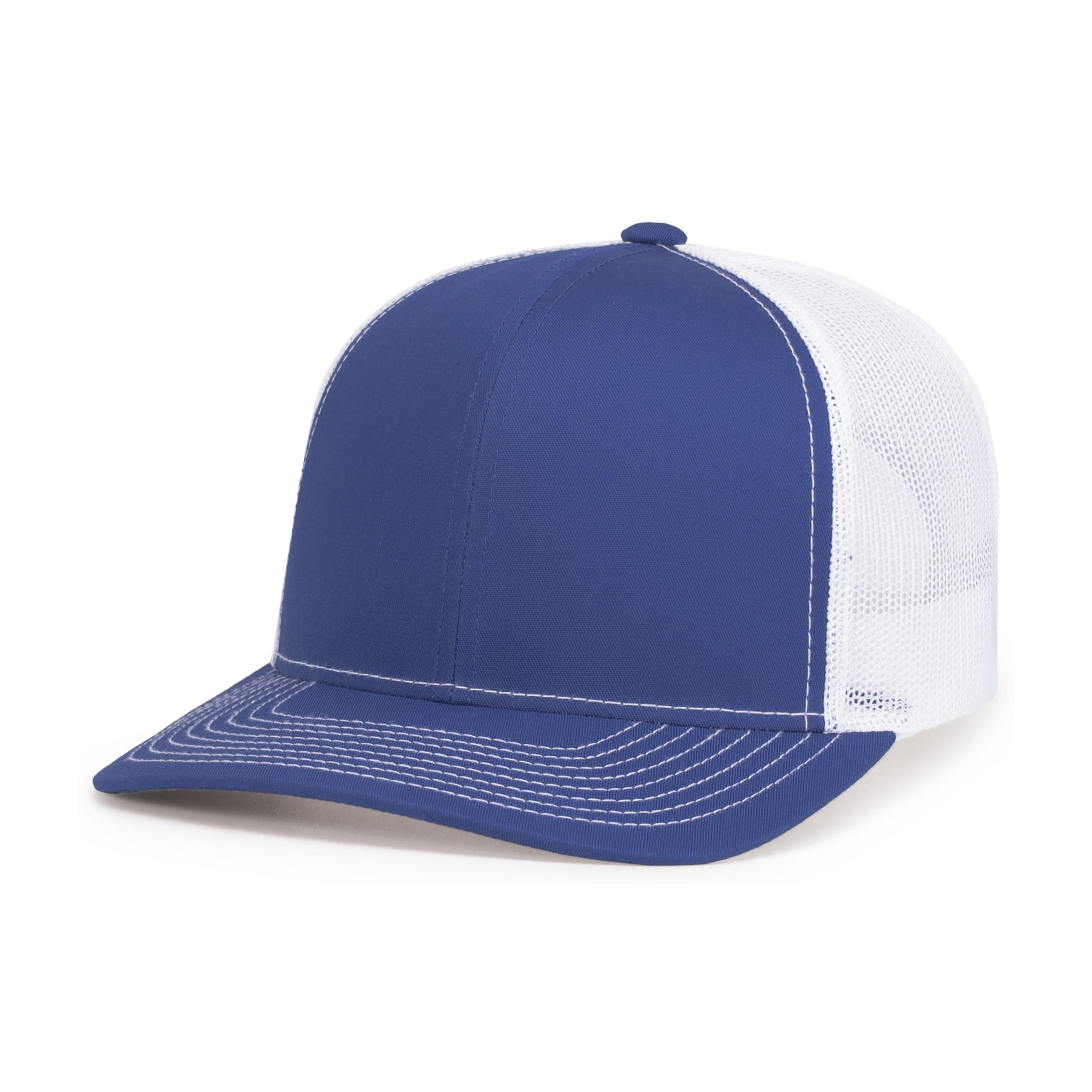 Contrast Stitch Trucker Snapback - OS - ROYAL/WHITE/ROYAL