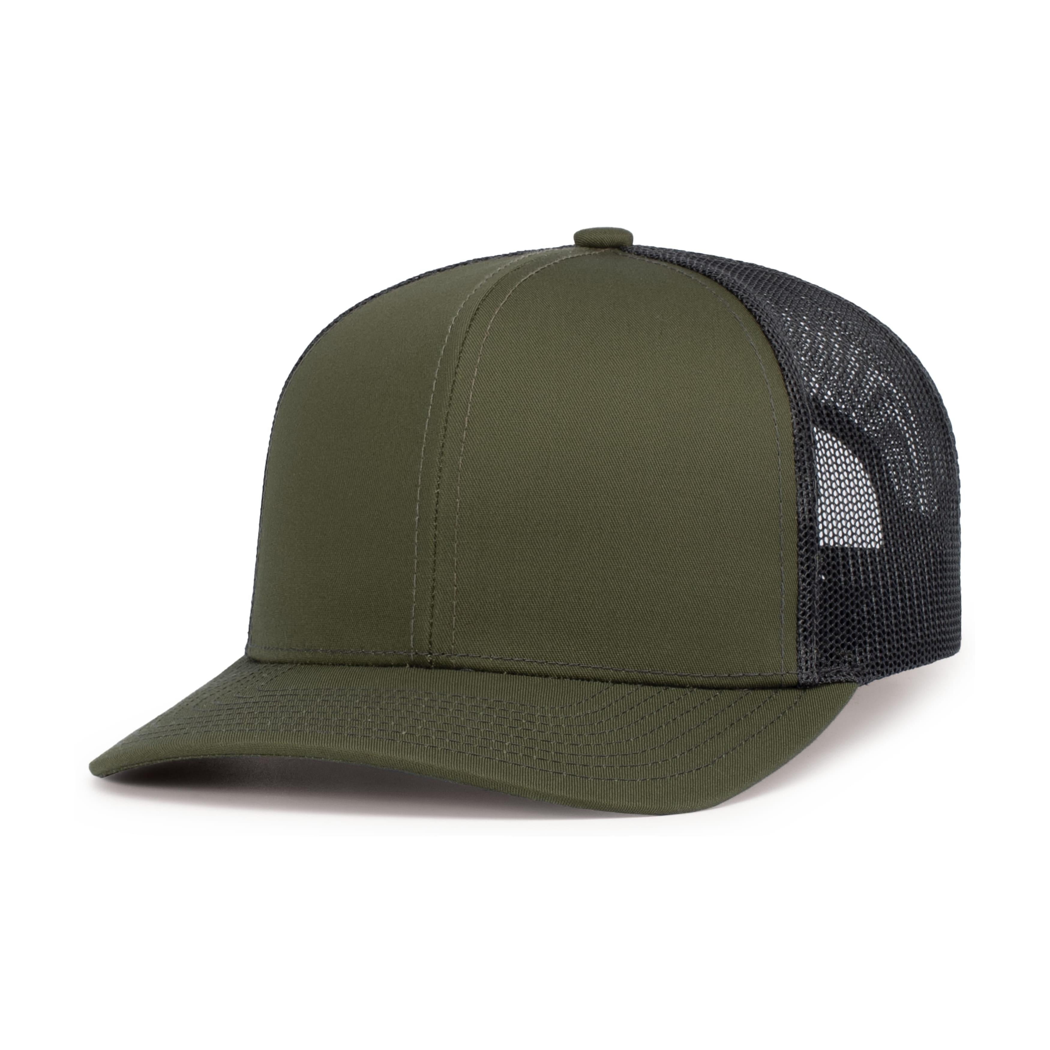 Contrast Stitch Trucker Snapback - OS - MOSS/LT CHARCOAL/MOSS