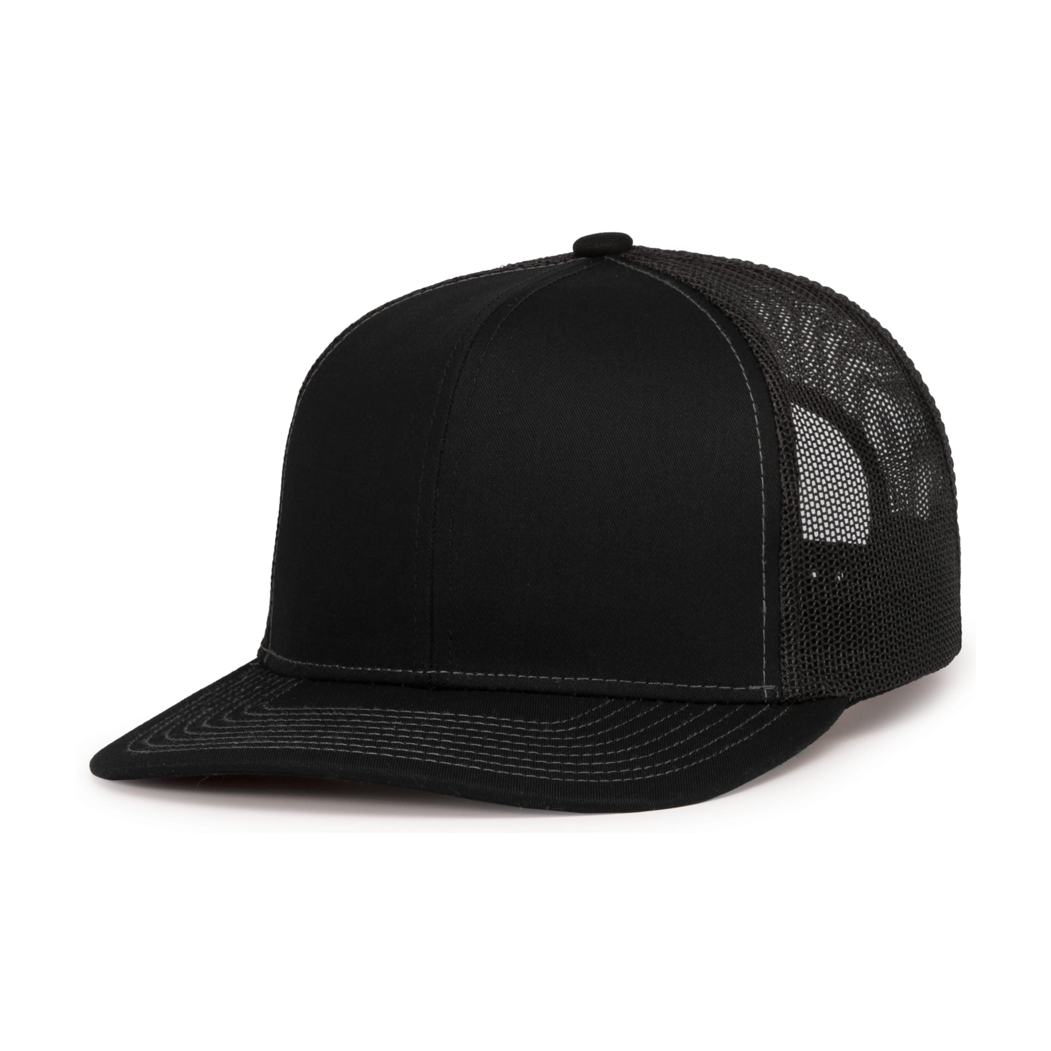 Contrast Stitch Trucker Snapback - OS - BLACK/GRAPHITE