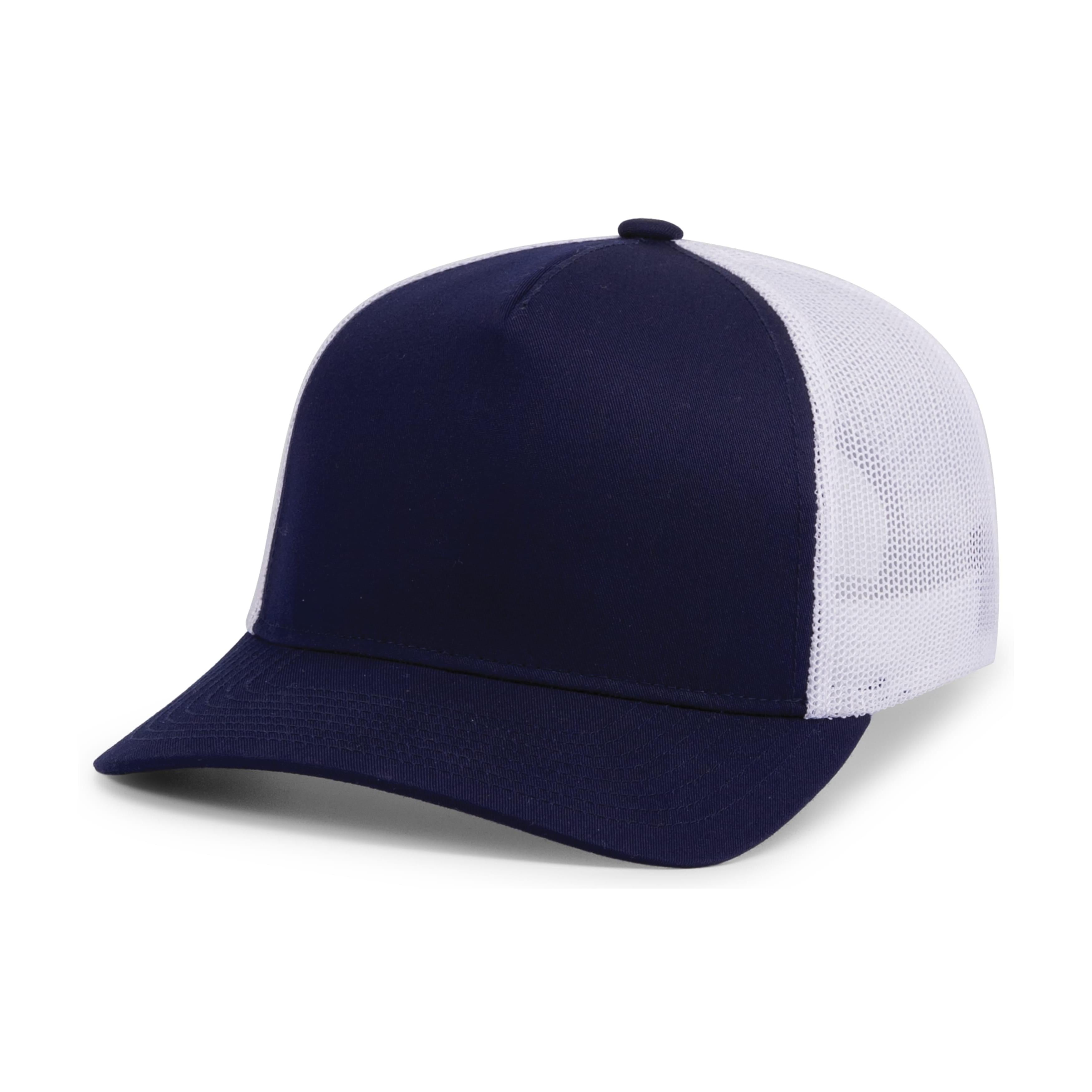 5-Panel Trucker Snapback Cap - OS - TRUE NAVY/WHITE/TRUE NAVY