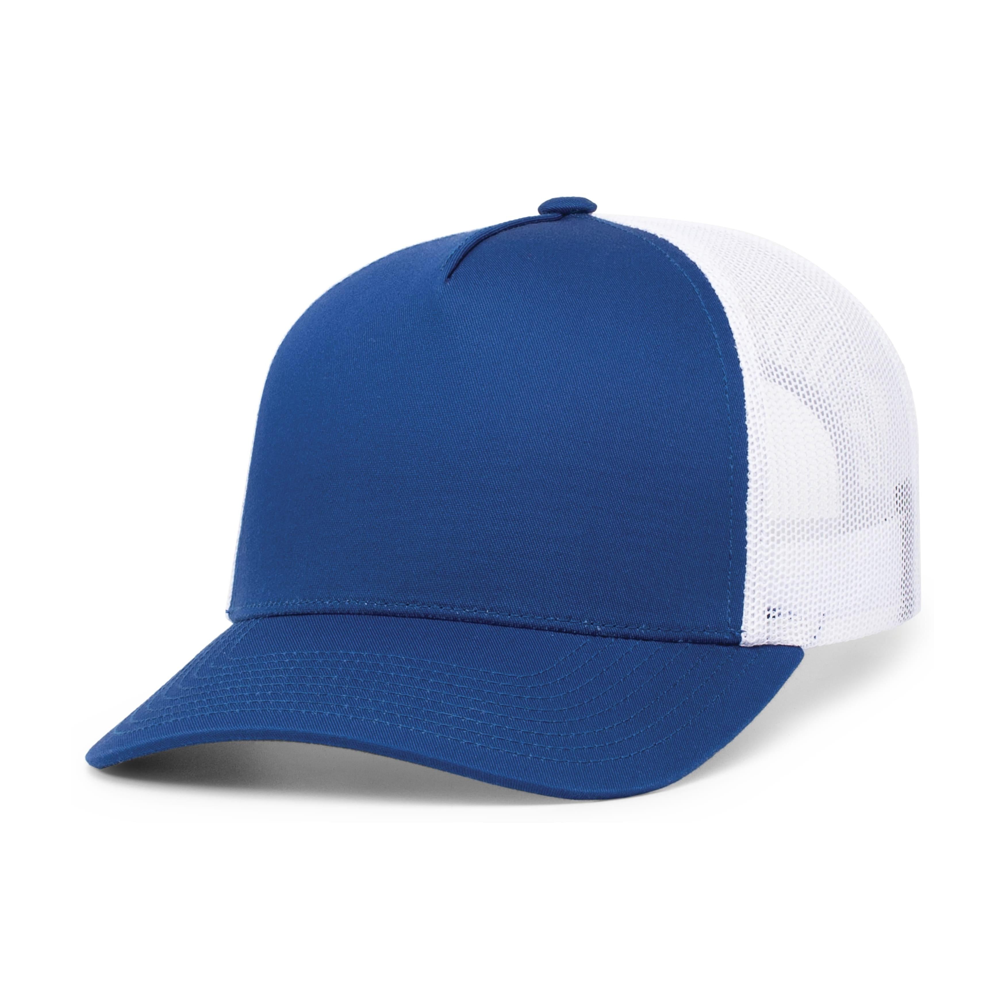 5-Panel Trucker Snapback Cap - OS - ROYAL/WHITE/ROYAL