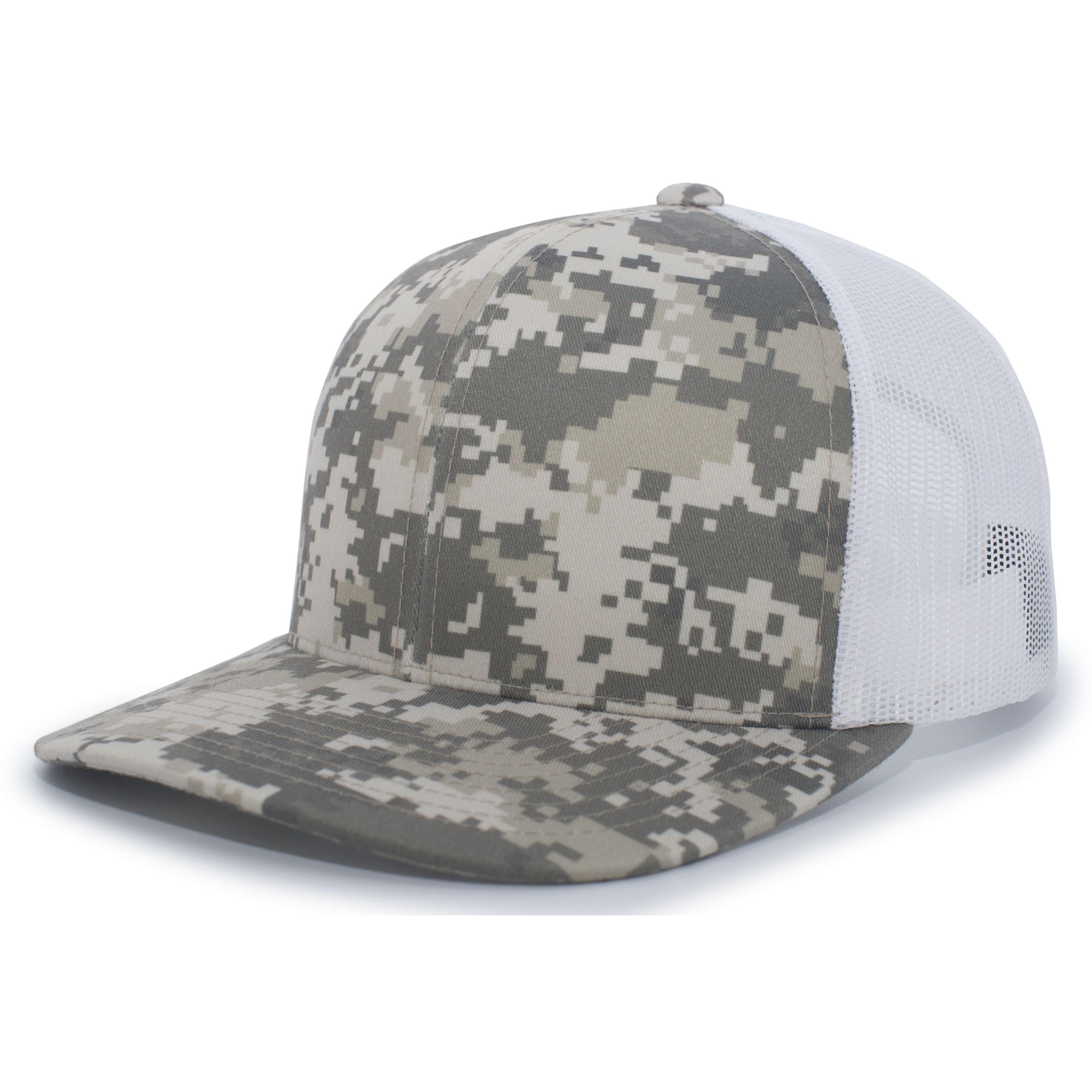 Camo Snapback Trucker Cap - OS - DESERT/WHITE/DESERT