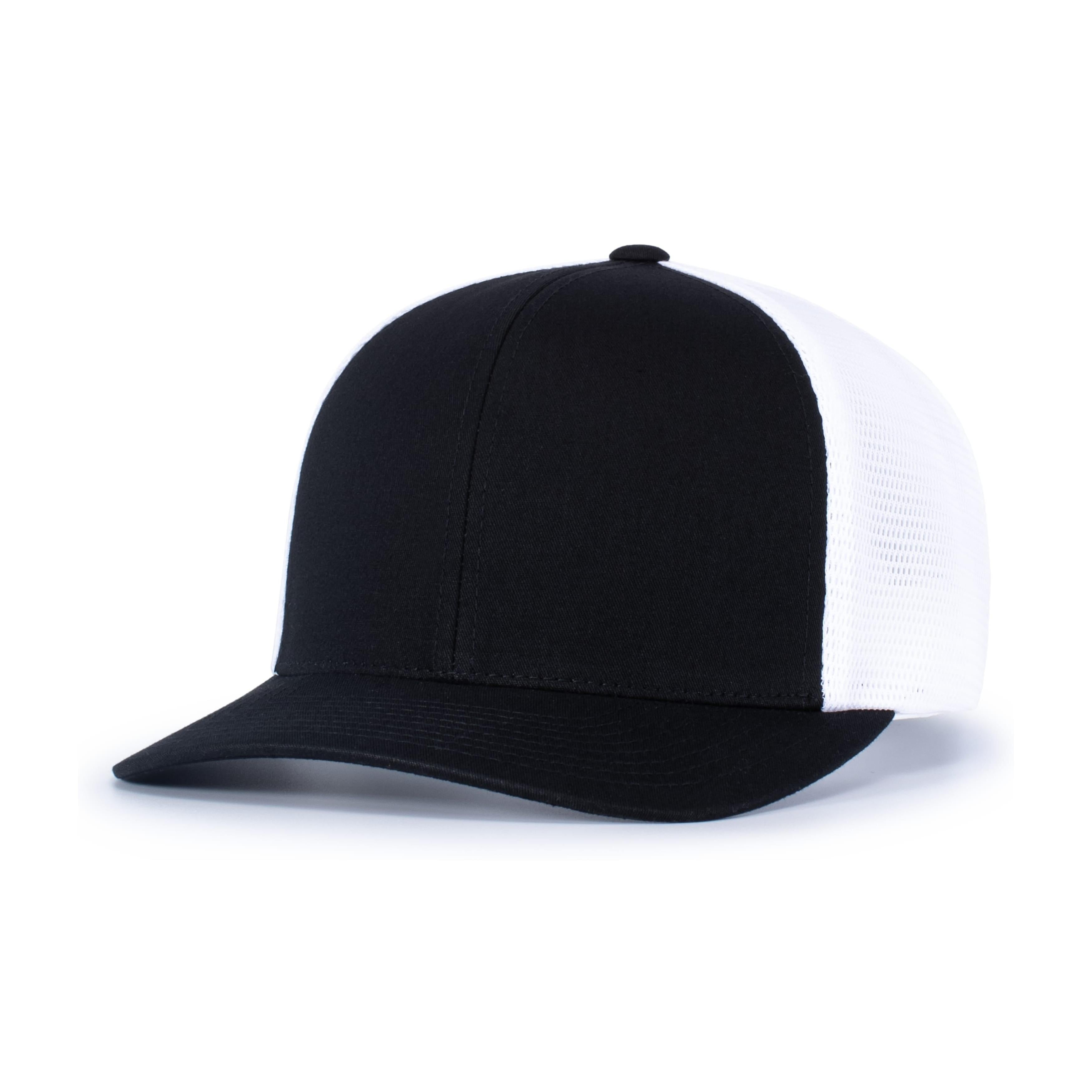 Trucker Flexfit® Snapback Cap - OS - BLACK/WHITE/BLACK