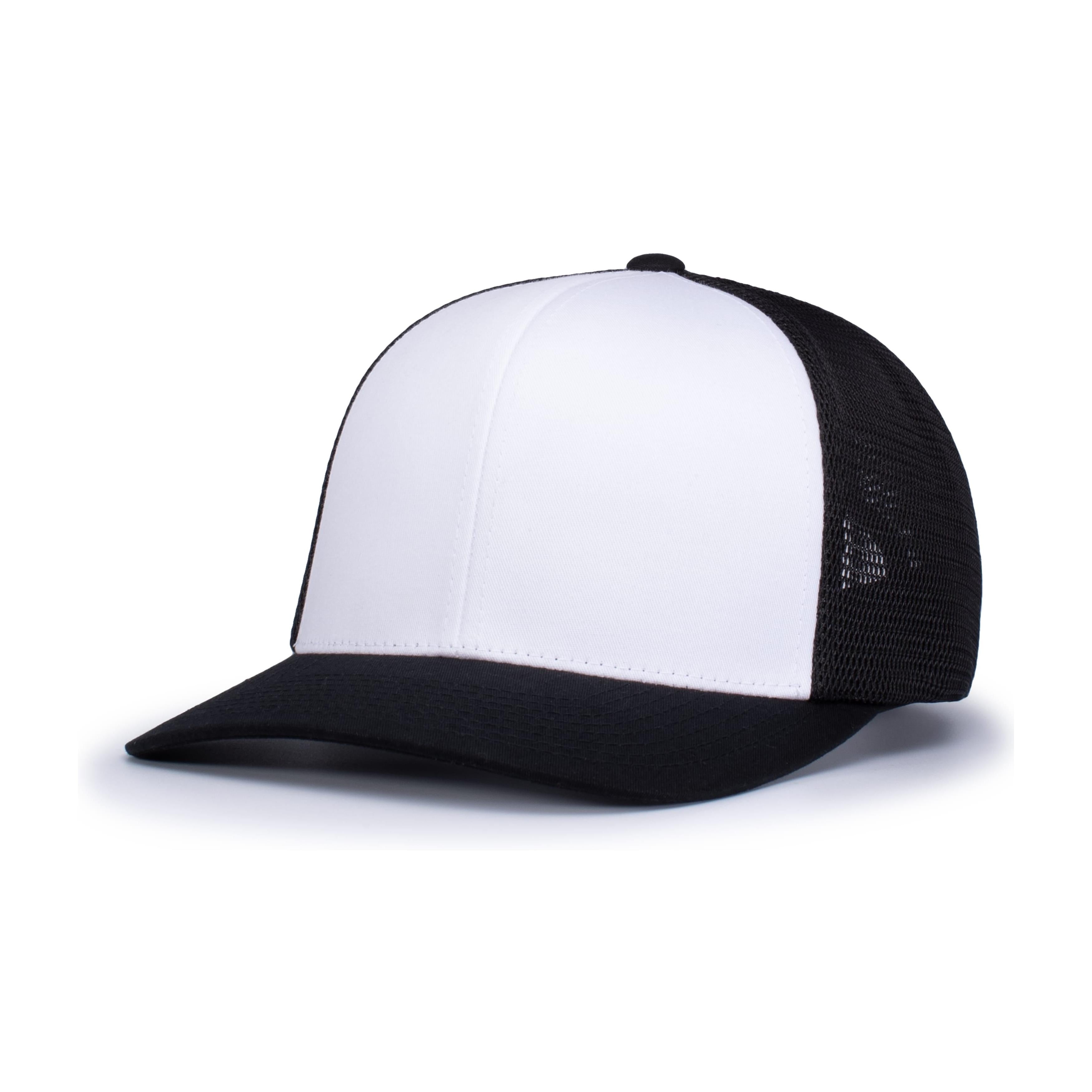 Trucker Flexfit® Snapback Cap - OS - WHITE/BLACK/BLACK