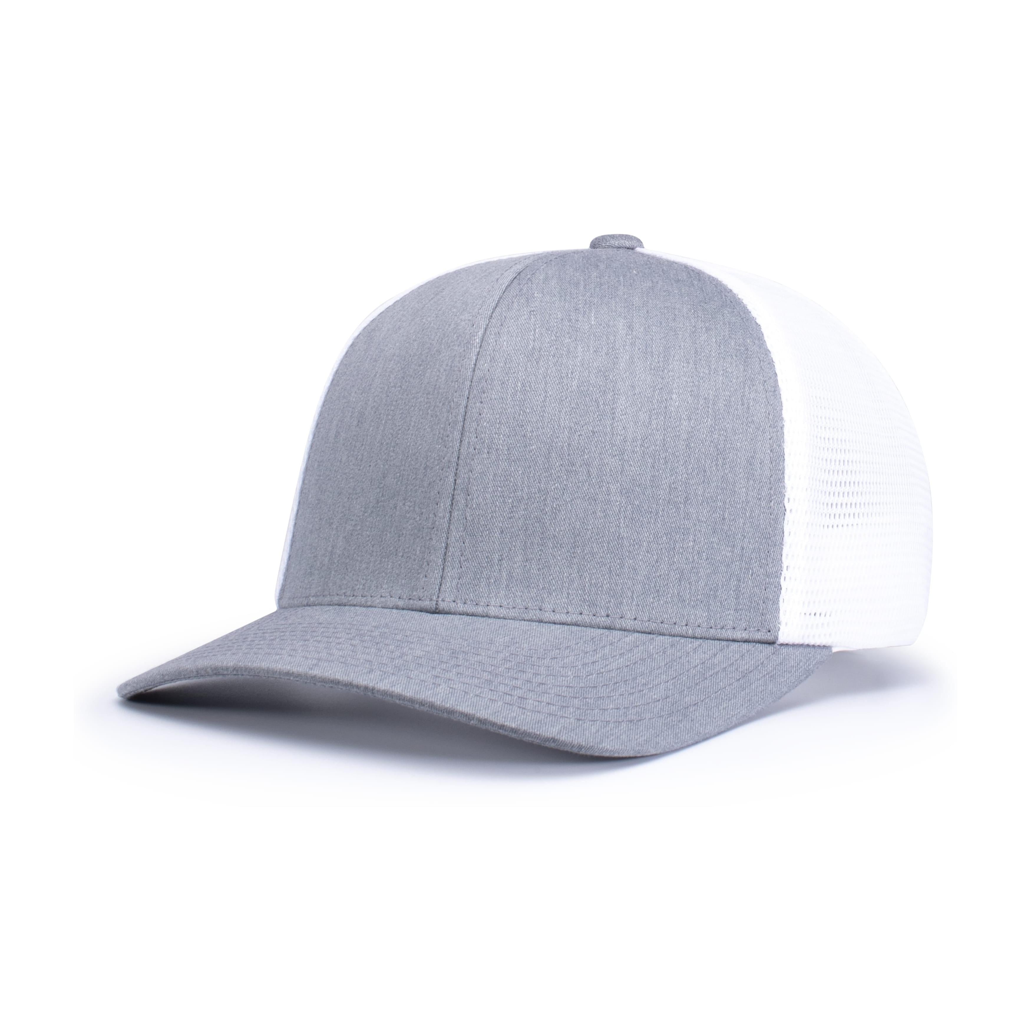 Trucker Flexfit® Snapback Cap - OS - HEATHER GREY/WHITE/HEATHER GREY
