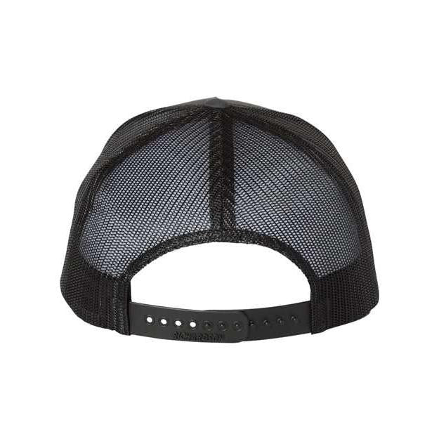 Genuine Leather Patch - Richardson 112FP Five-Panel Trucker Cap
