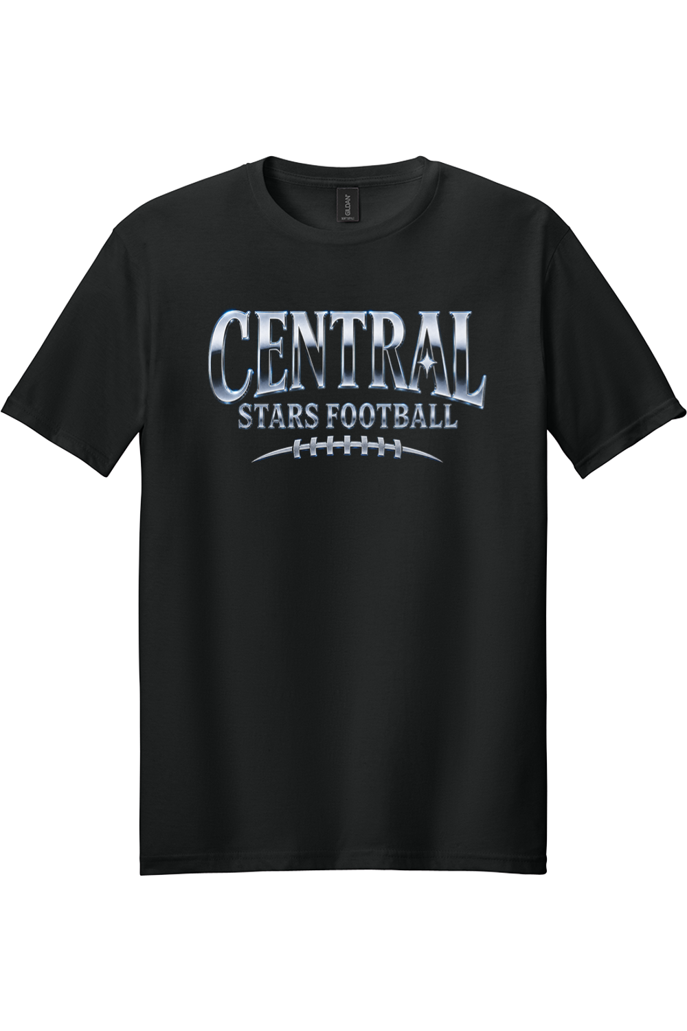 Chromed Out Central Stars Football Tee