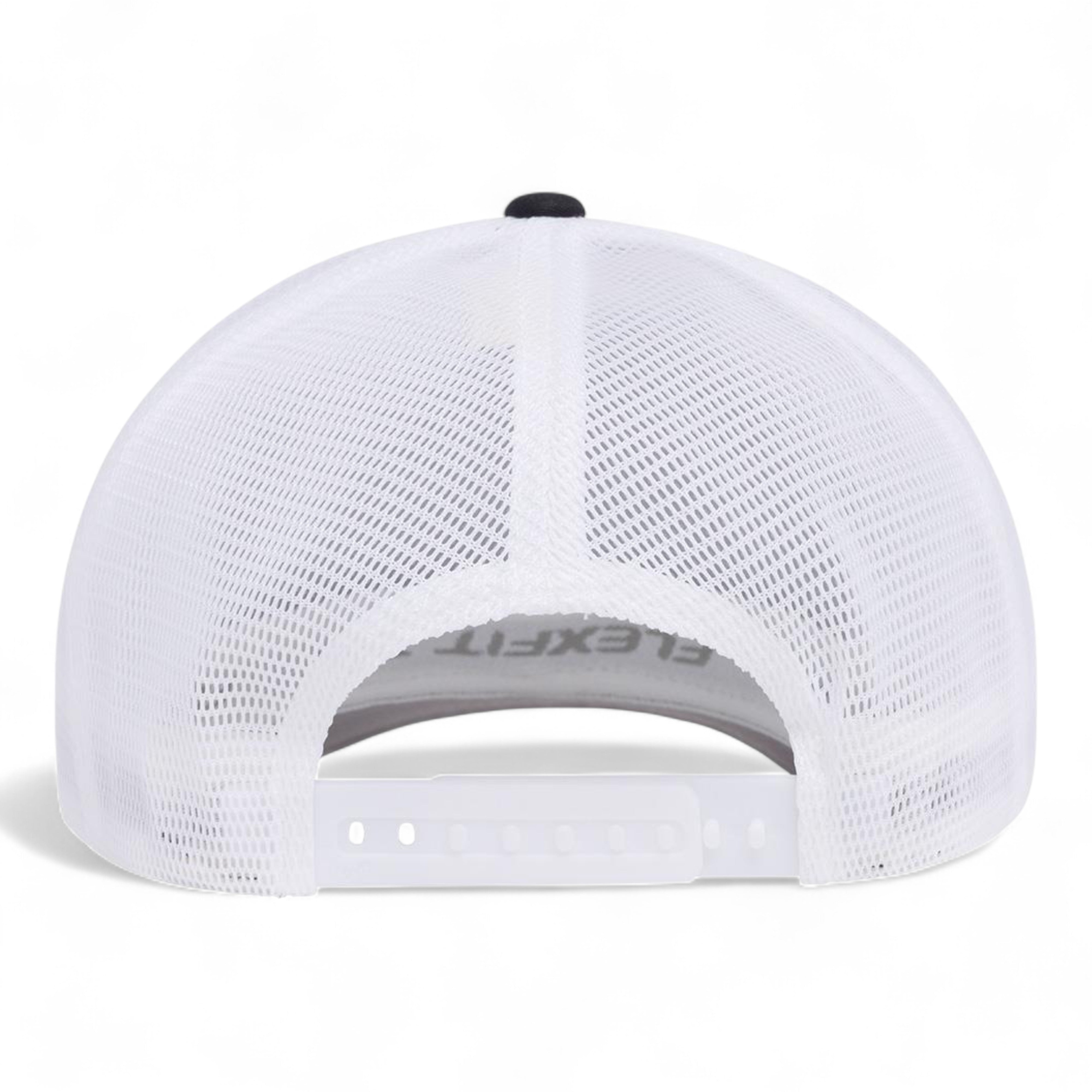 Flexfit 110 Mesh-Back Cap - Black/ White