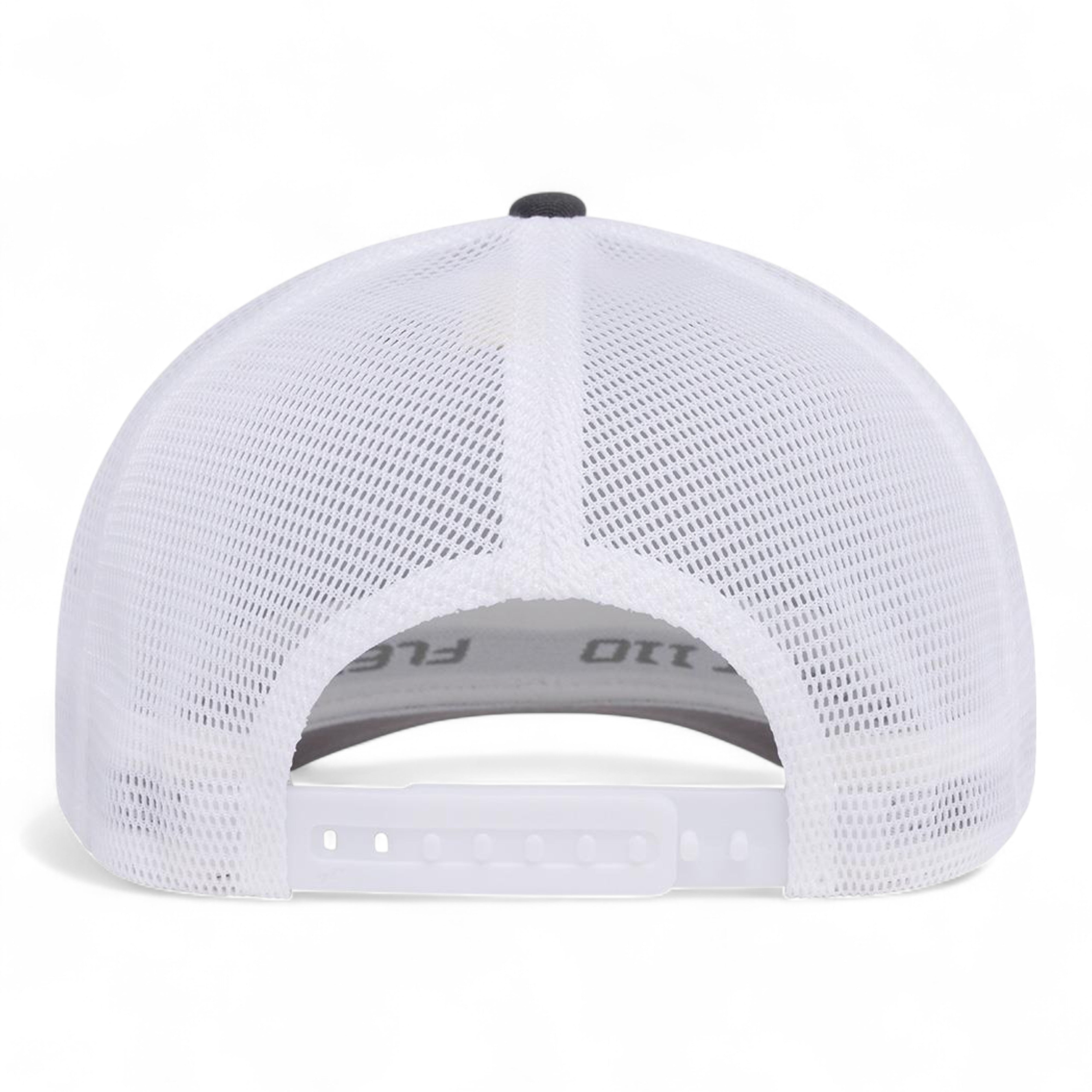 Flexfit 110 Mesh-Back Cap - Charcoal/ White