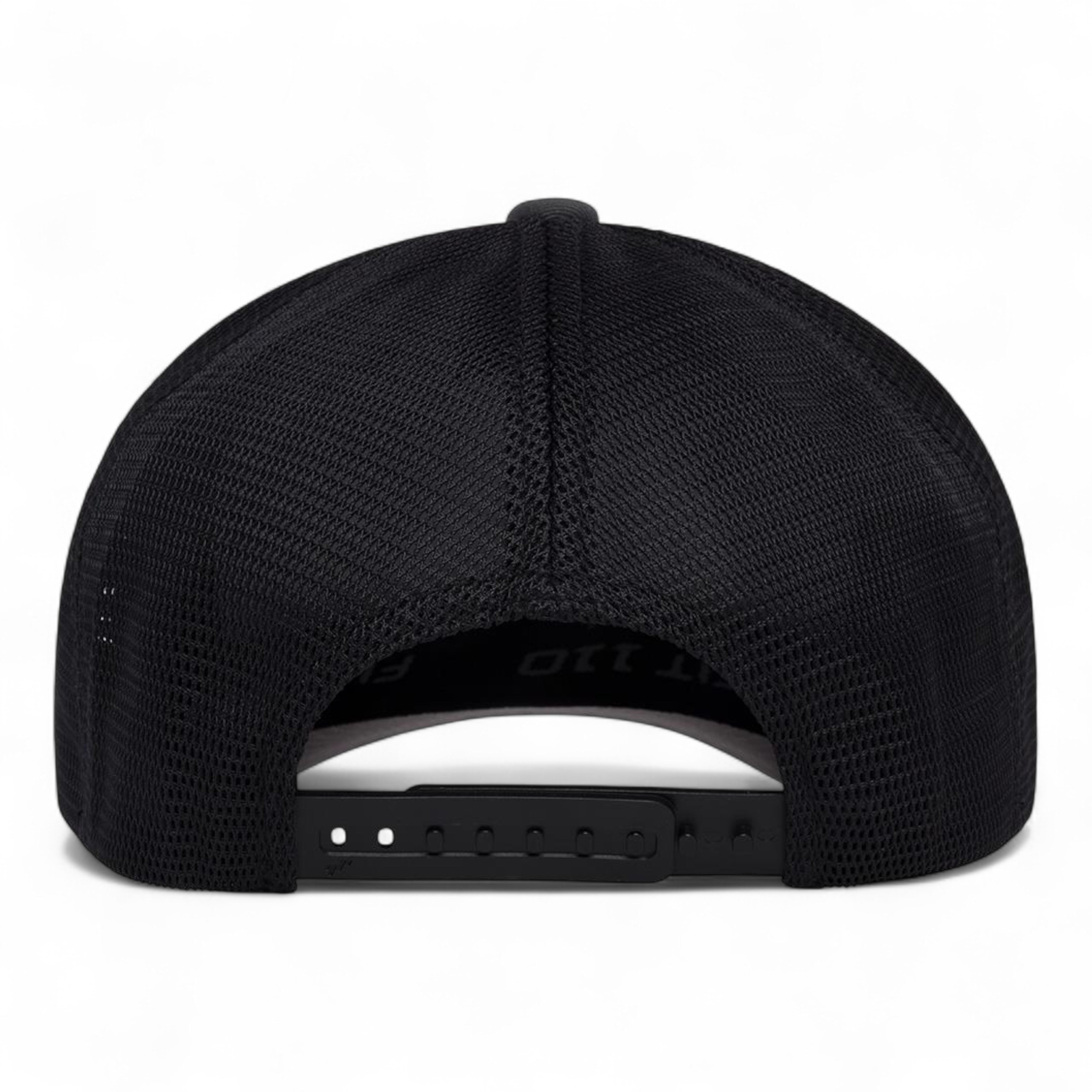Flexfit 110 Mesh-Back Cap - Charcoal/ Black