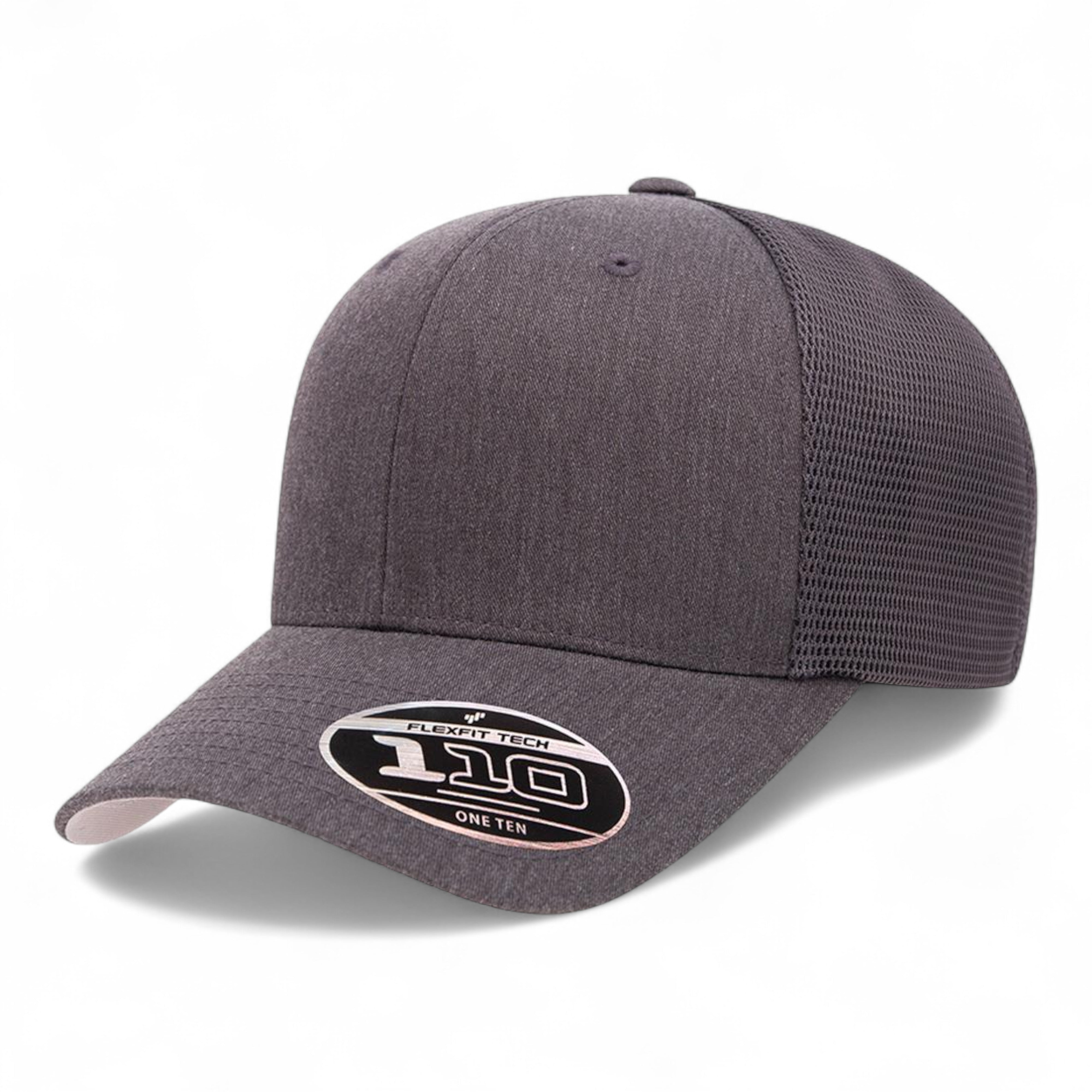 Flexfit 110 Mesh-Back Cap - Dark Heather Grey