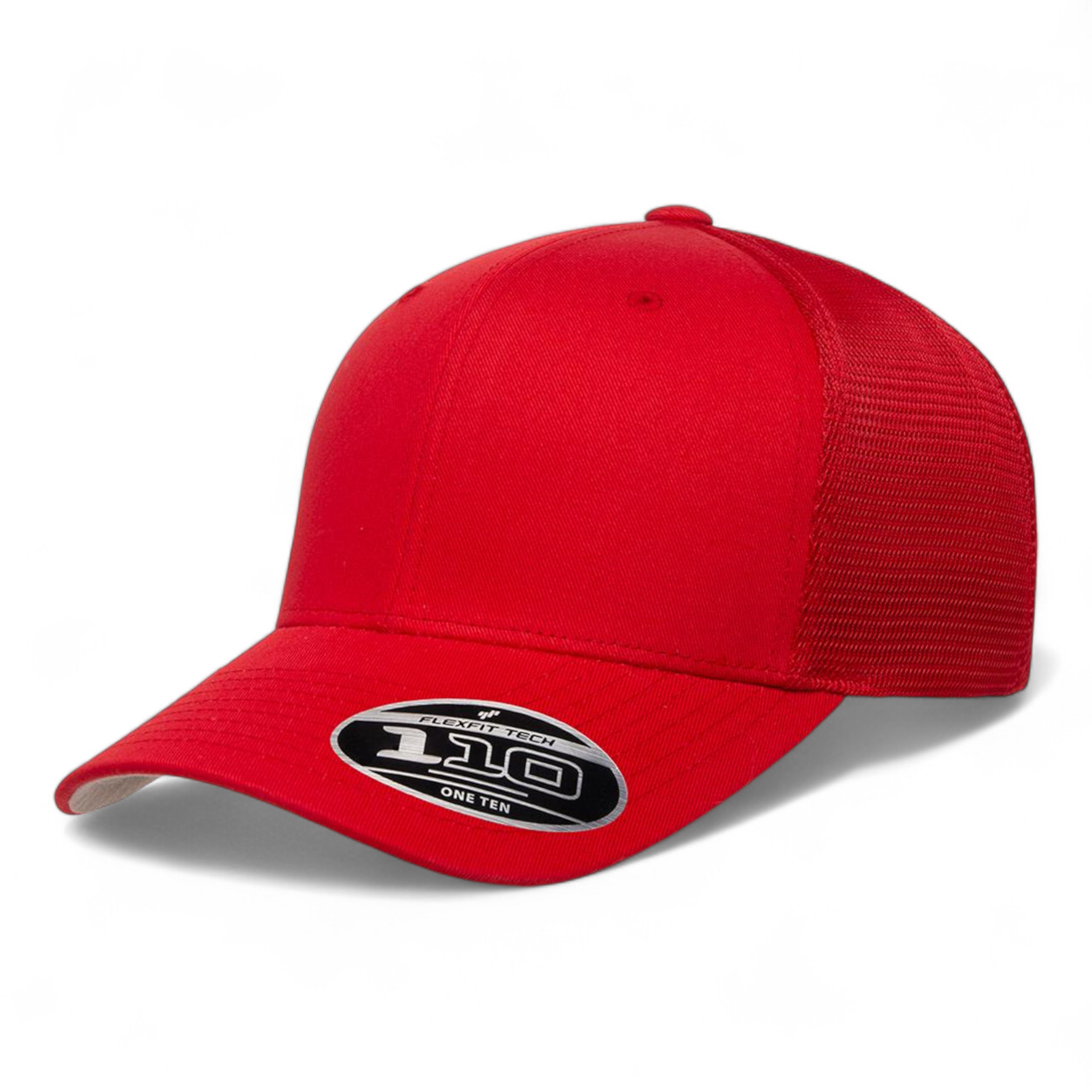Flexfit 110 Mesh-Back Cap - Red