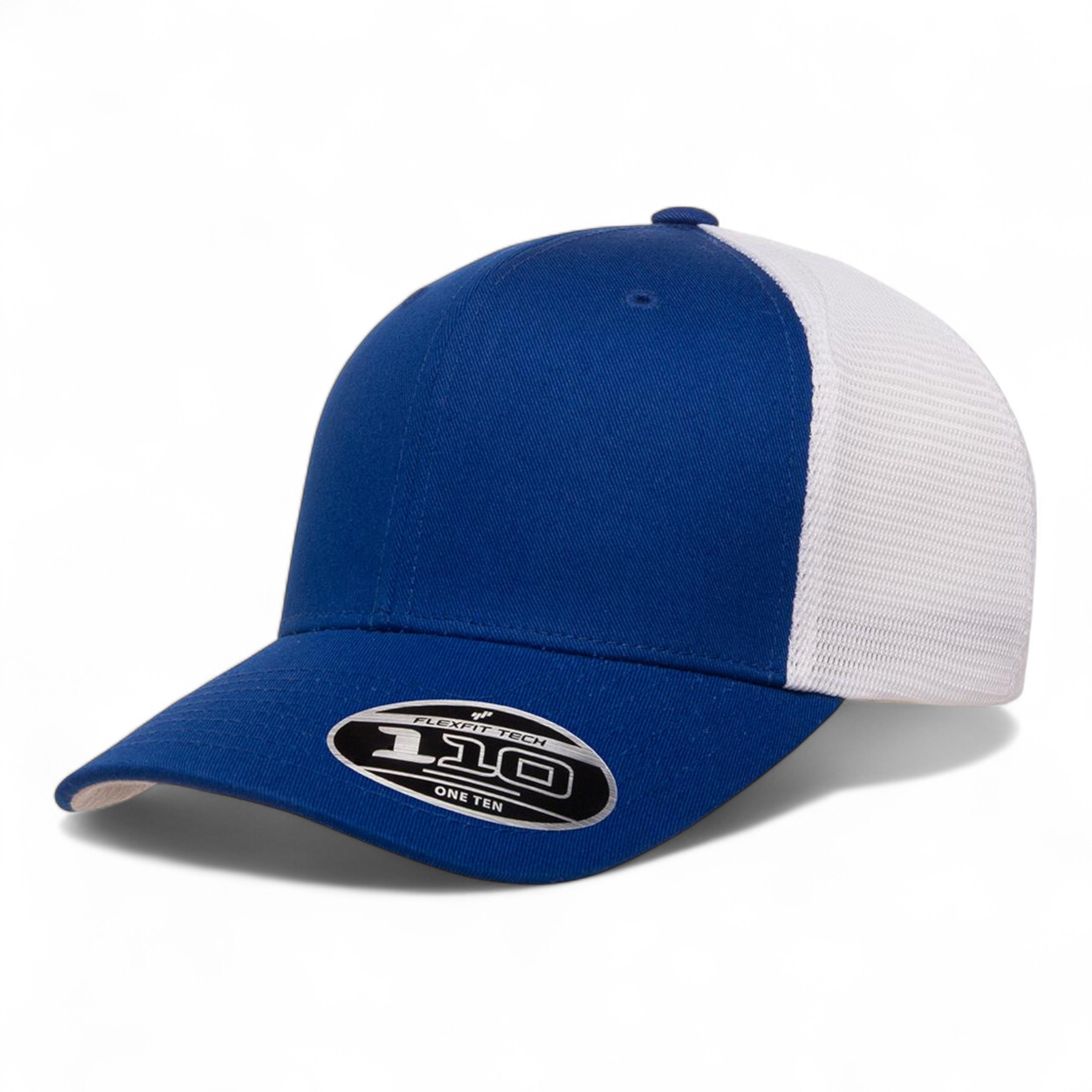 Flexfit 110 Mesh-Back Cap - Royal/ White
