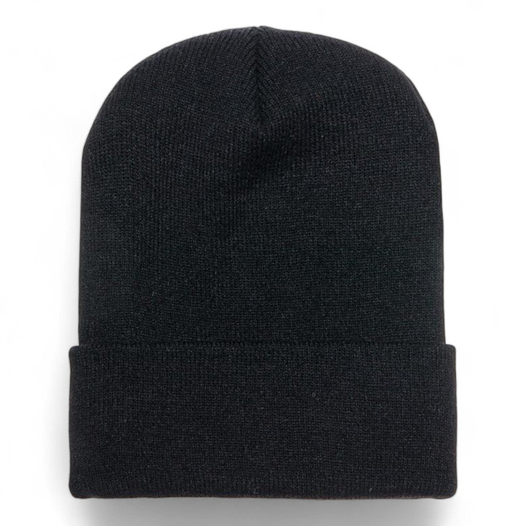 YP Classics/Yupoong 1501KC Cuffed Beanie - Black
