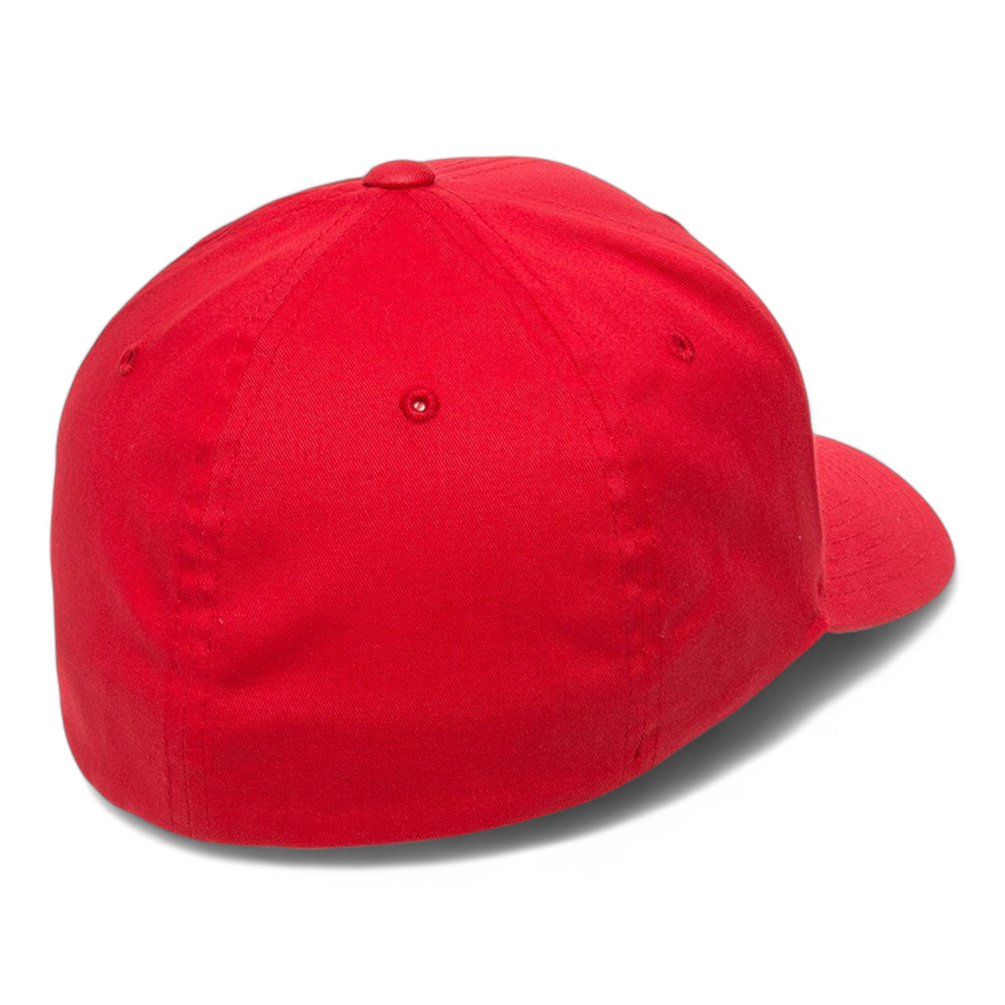 V-Flexfit 5001 Cotton Twill Cap - S/M - Red