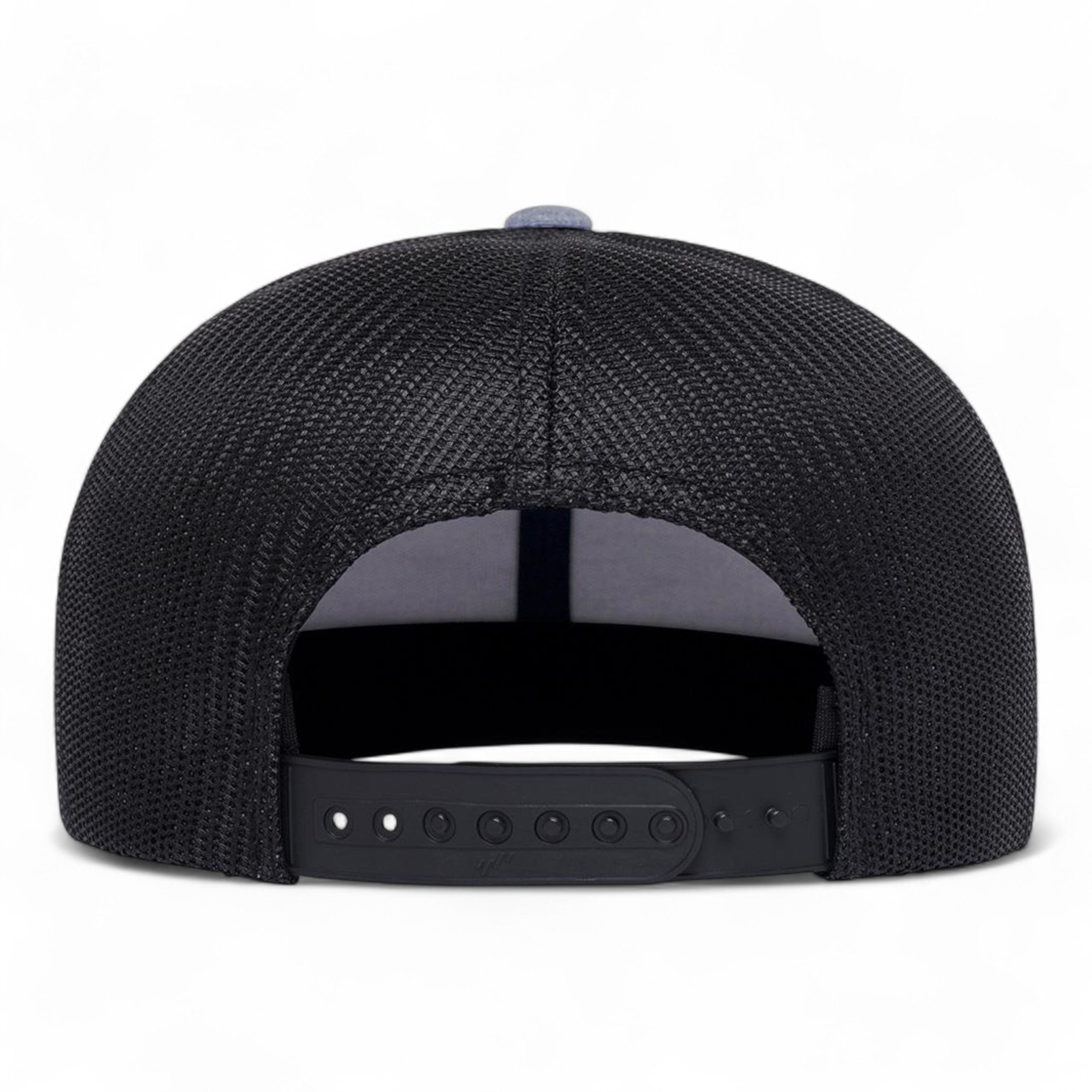 YP Classics/Yupoong 6609 Retro High Profile Trucker Cap - Heather Grey/ Black