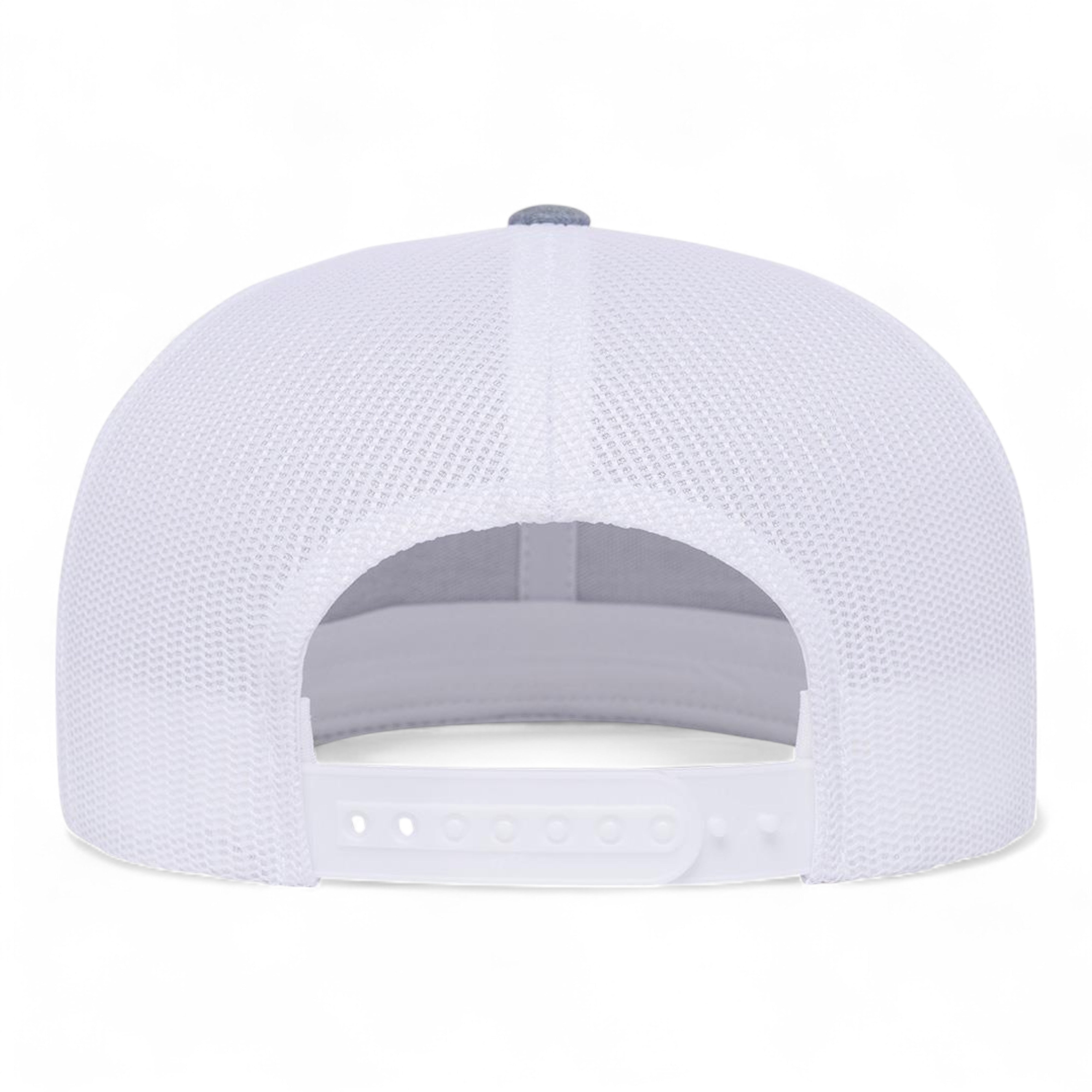 YP Classics/Yupoong 6609 Retro High Profile Trucker Cap - Heather Grey/ White