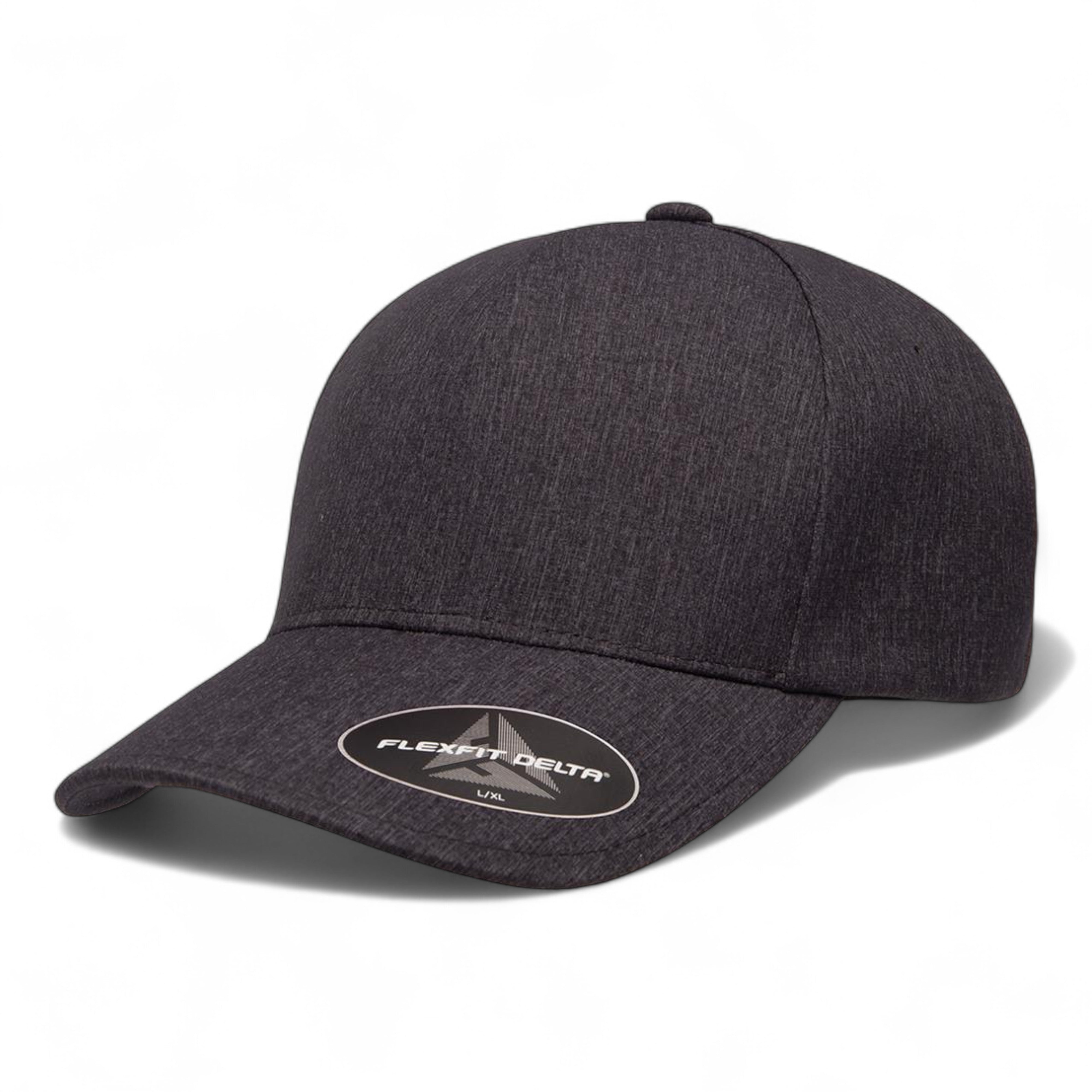 Flexfit 180 Delta Seamless Cap - S/M - Melange Charcoal