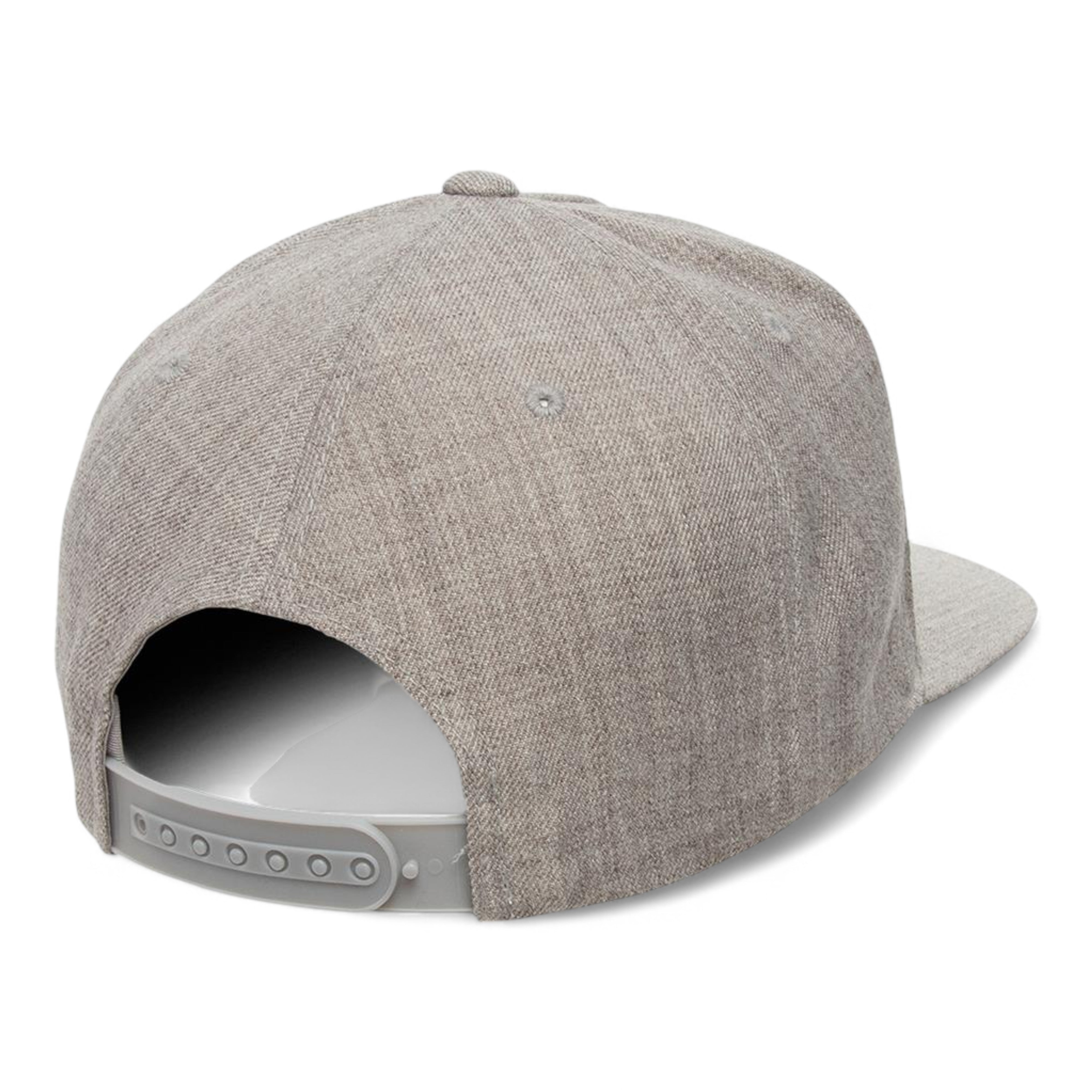 YP Classics/Yupoong 5089M Premium Five-Panel Snapback Cap - Heather Grey