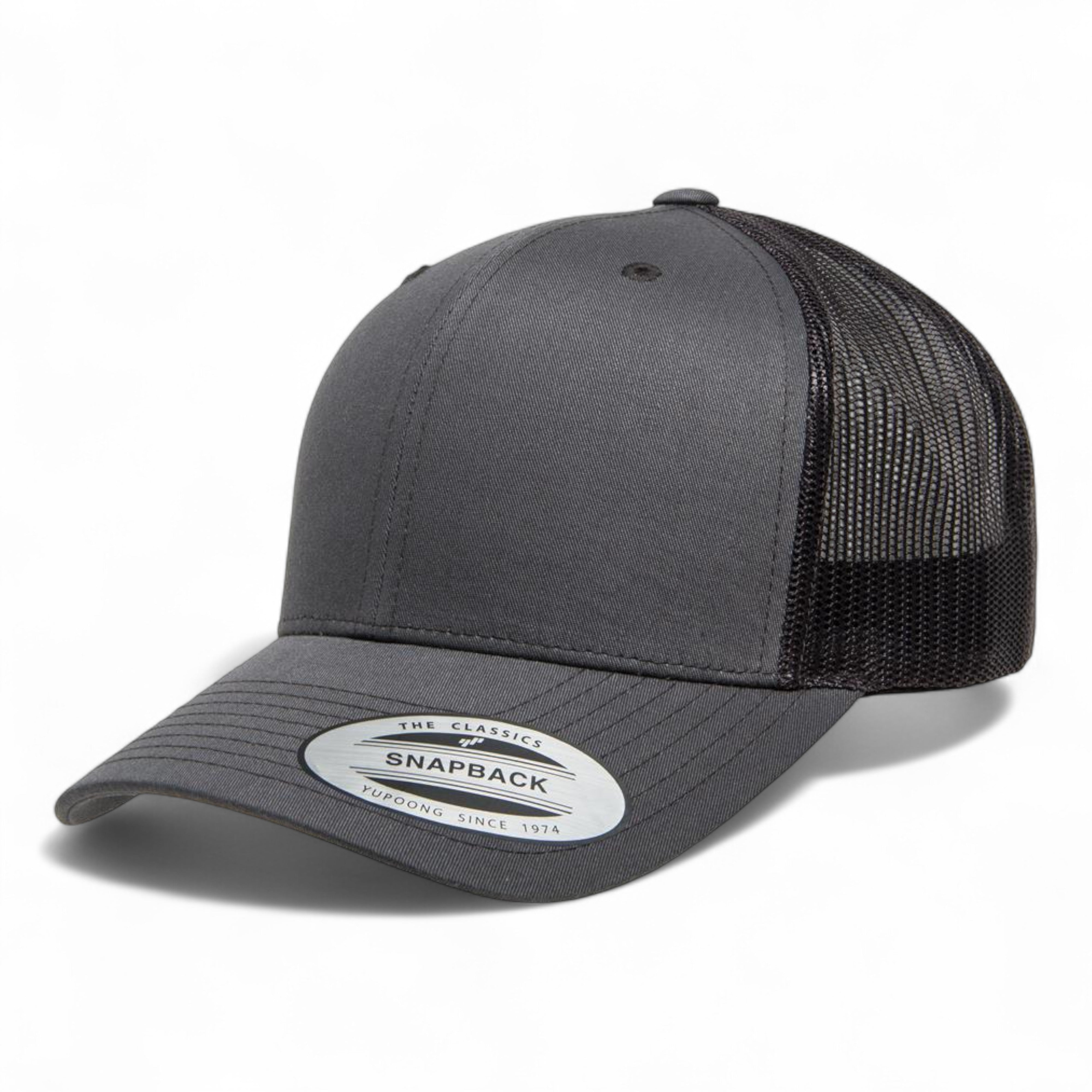 YP Classics/Yupoong 6606 Retro Trucker Cap - Charcoal