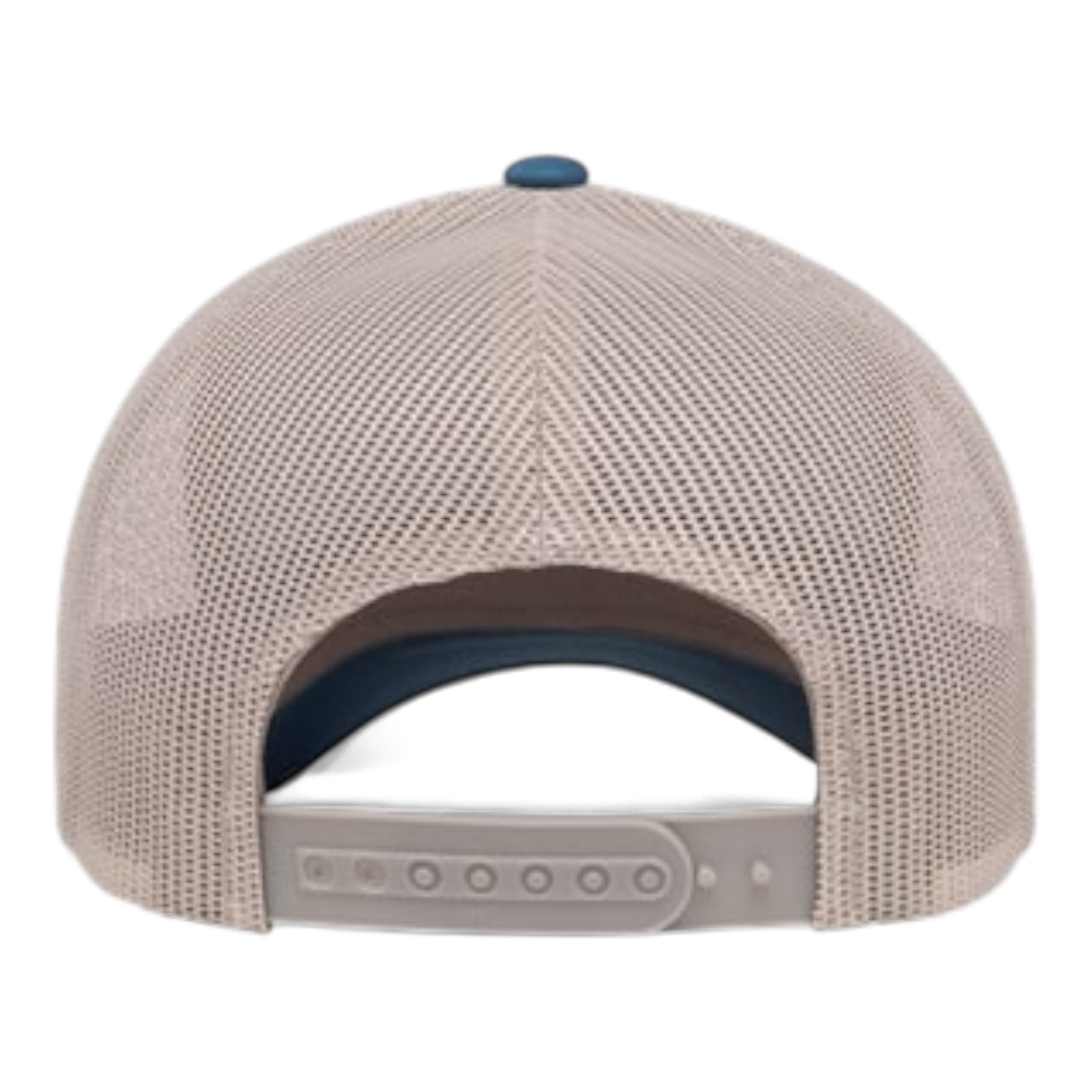 YP Classics/Yupoong 6606 Retro Trucker Cap - Steel Blue/ Silver