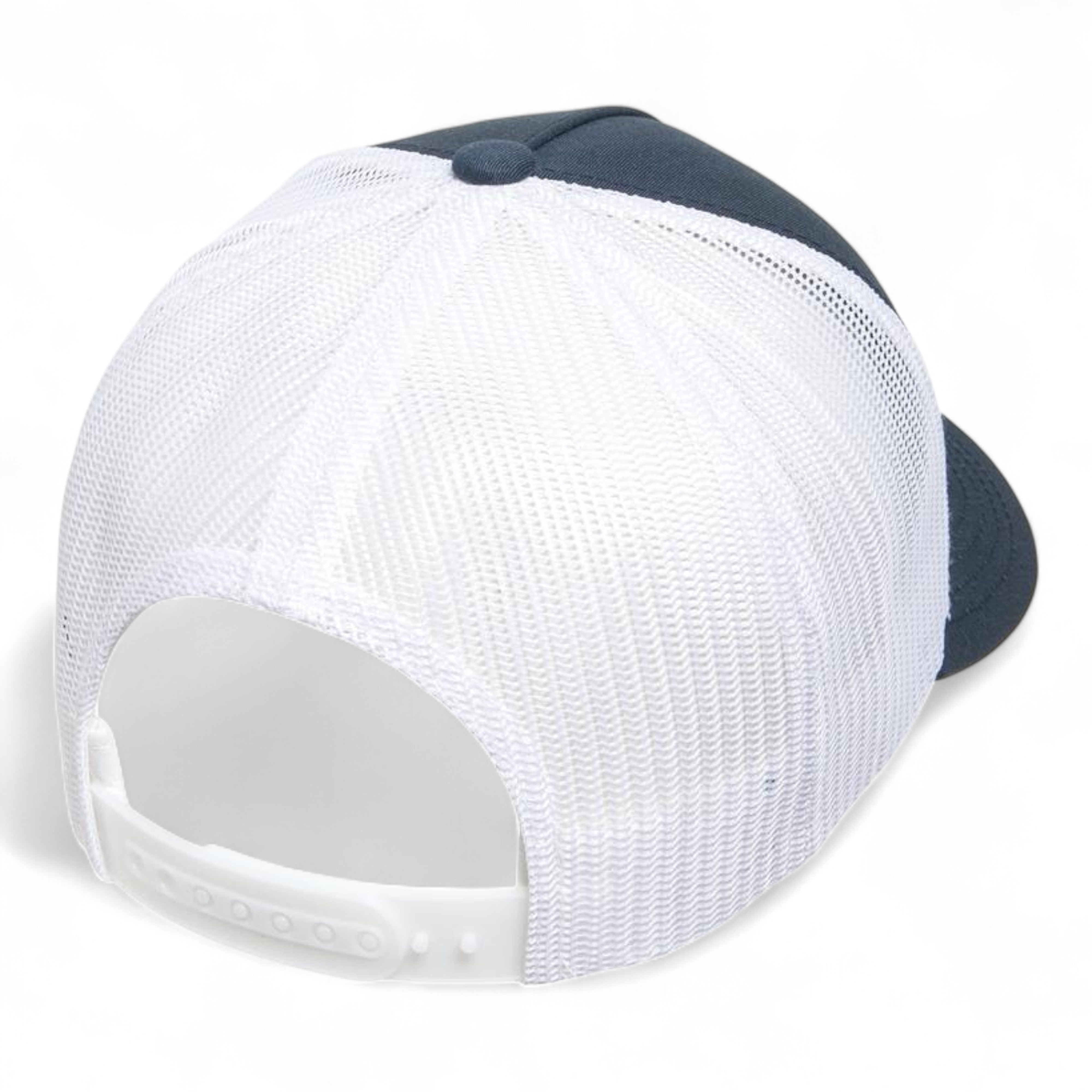 YP Classics/Yupoong 6506 Five-Panel Retro Trucker Cap - Navy/ White