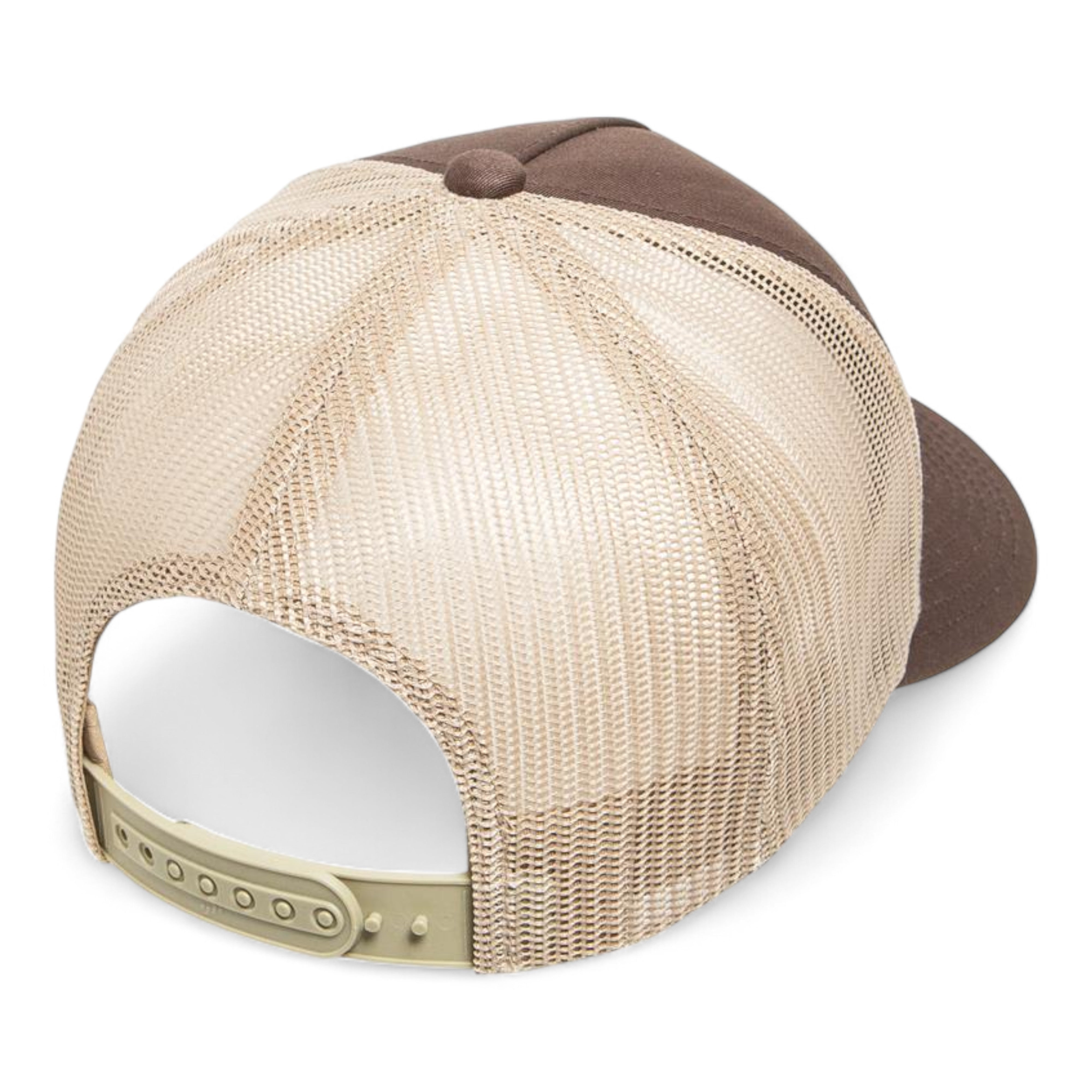 YP Classics/Yupoong 6506 Five-Panel Retro Trucker Cap - Brown/ Khaki