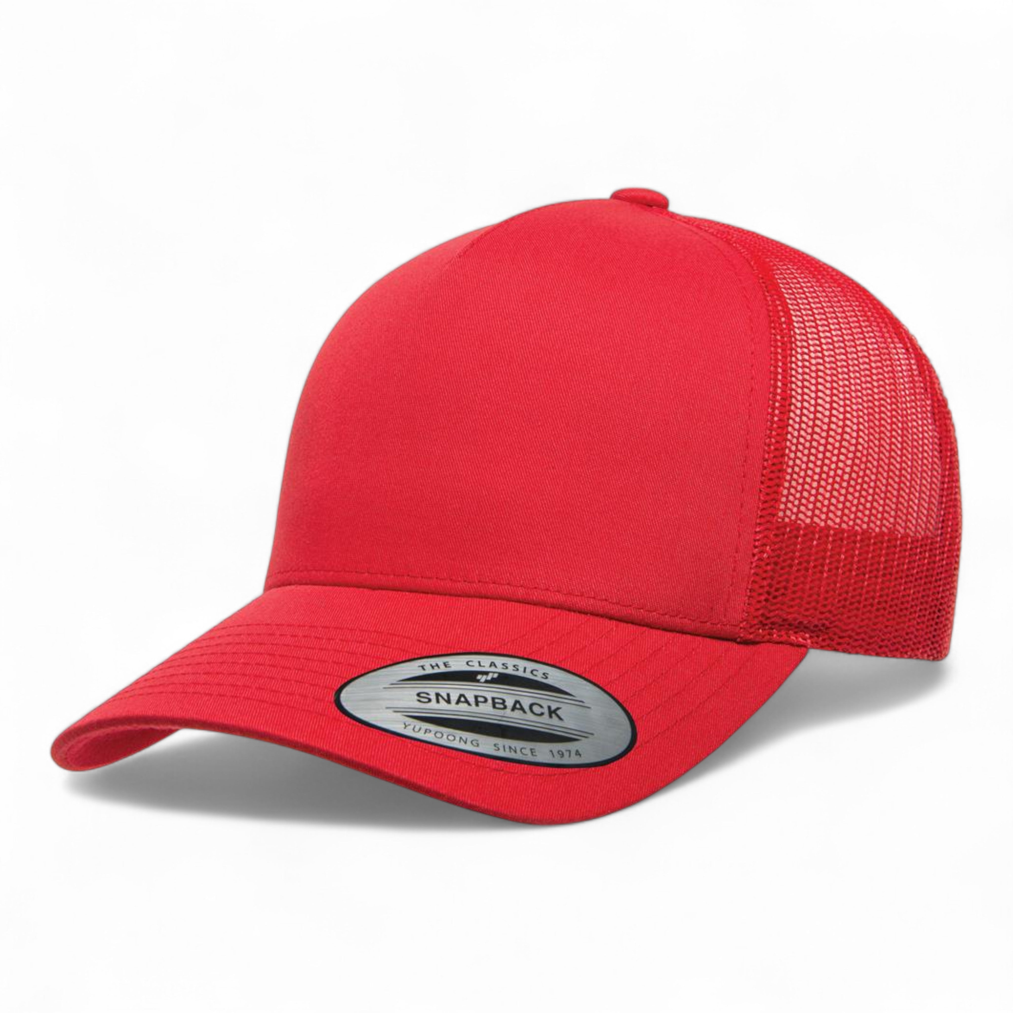 YP Classics/Yupoong 6506 Five-Panel Retro Trucker Cap - Red