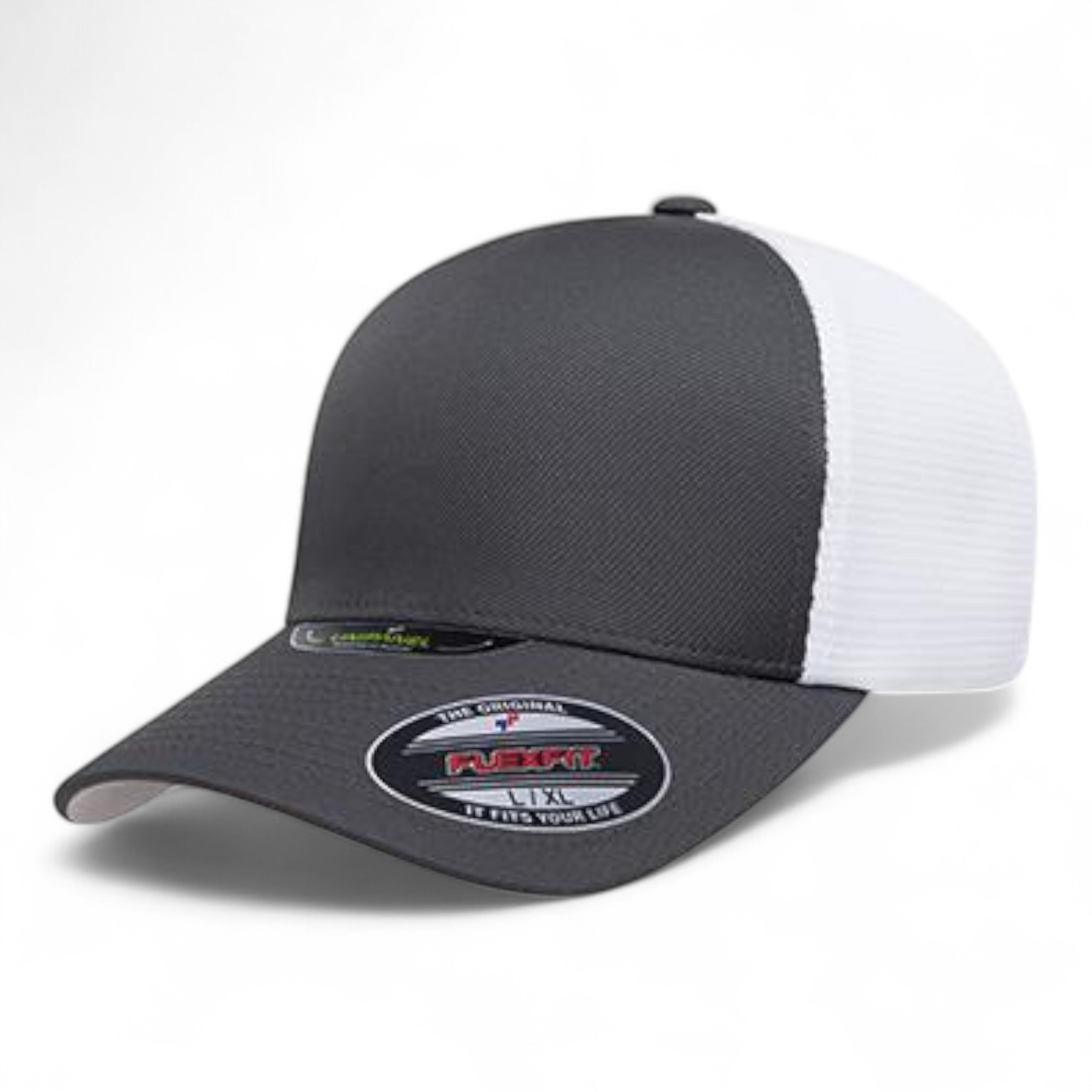 Flexfit 5511UP Unipanel Trucker Cap - S/M - Charcoal/ White