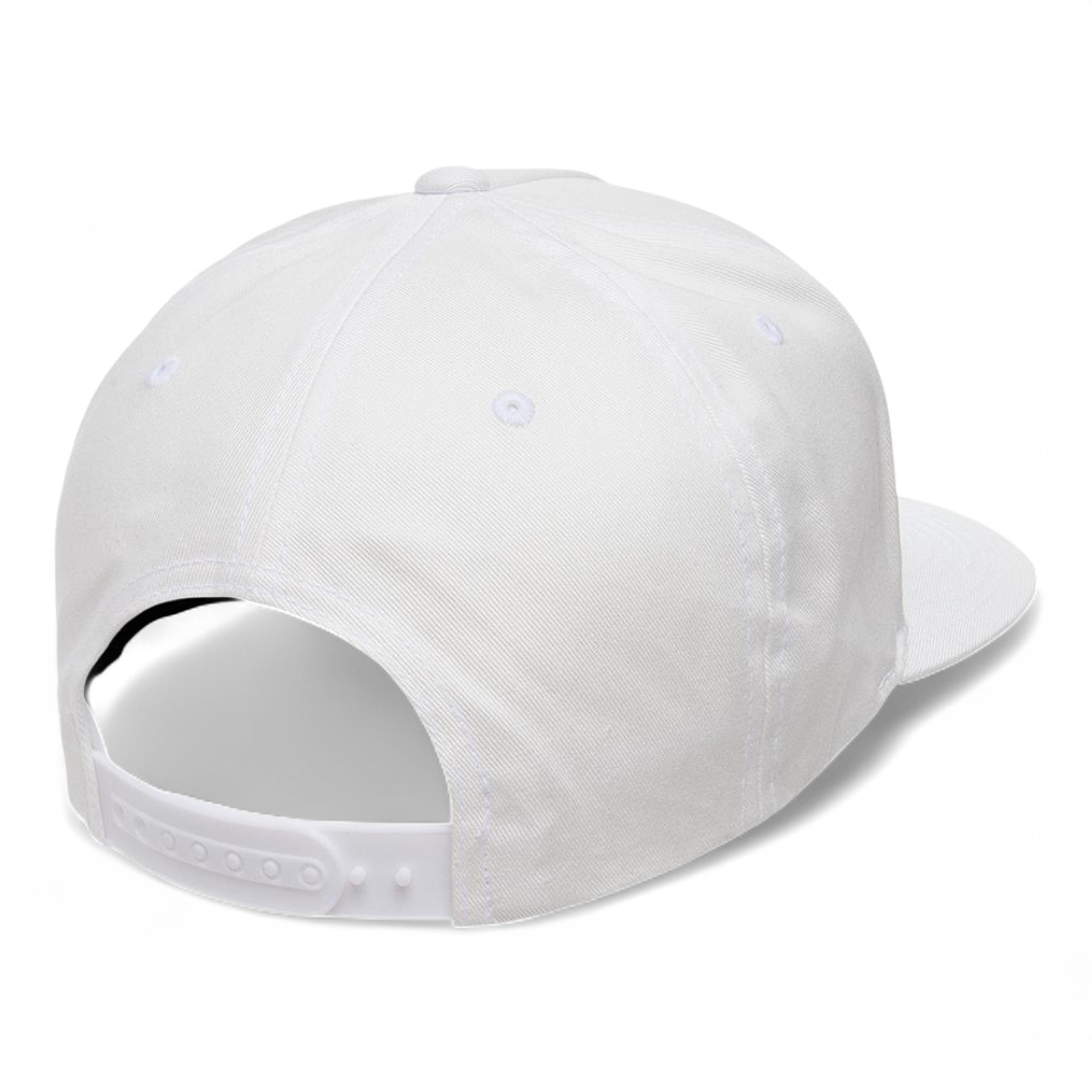 YP Classics/Yupoong 6007 Five-Panel Cotton Twill Snapback Cap - White