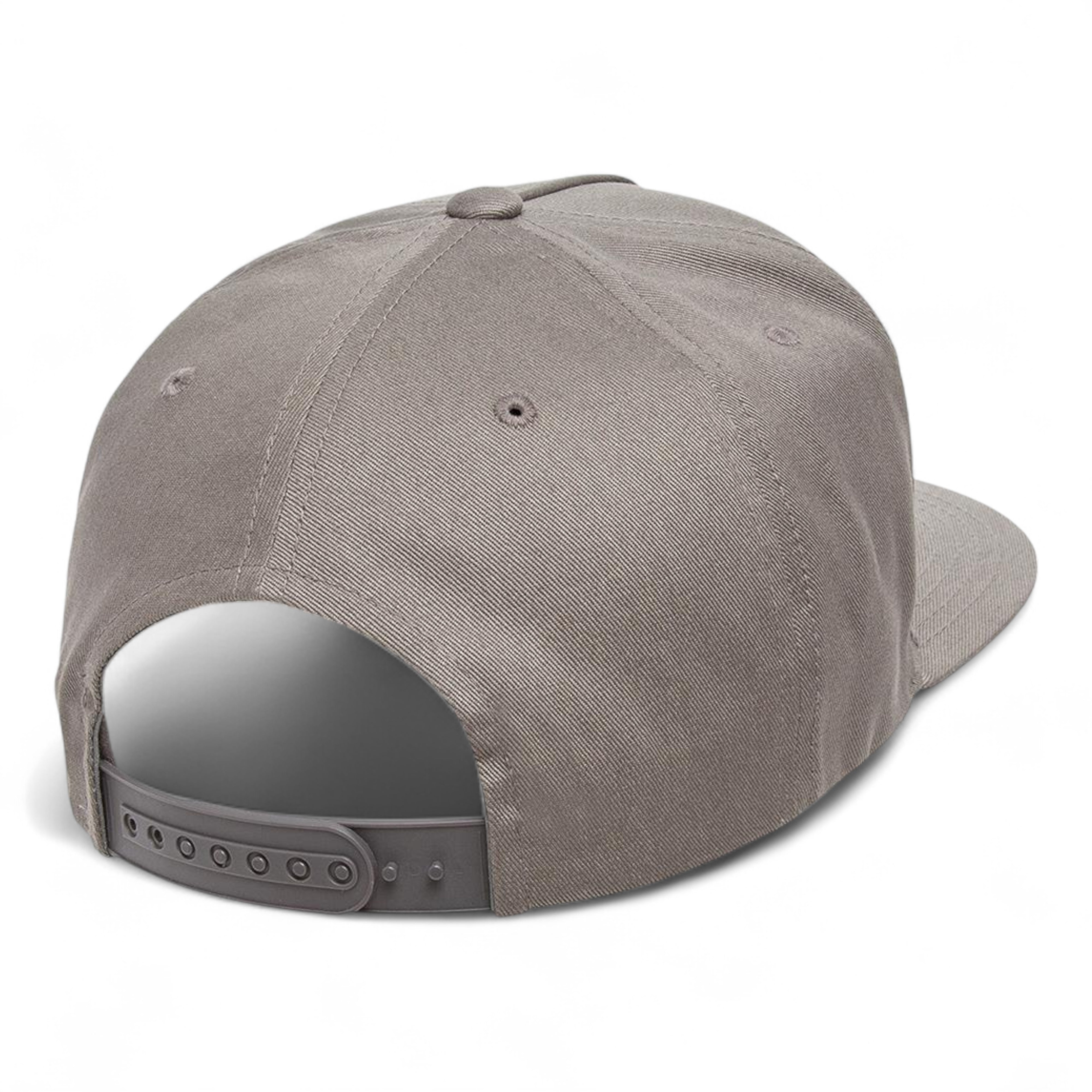 YP Classics/Yupoong 6007 Five-Panel Cotton Twill Snapback Cap - Grey