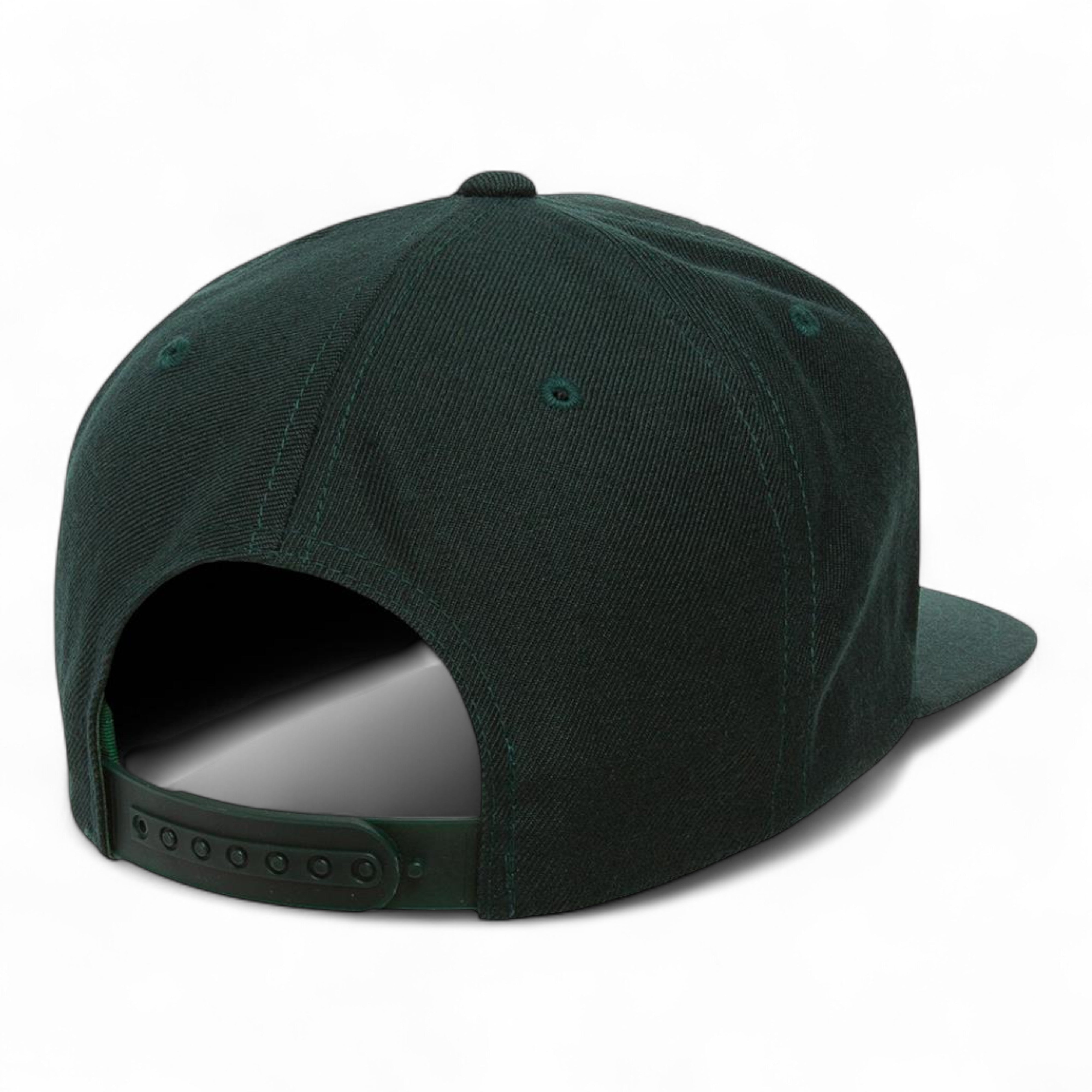 YP Classics/Yupoong 6089M Premium Flat Bill Snapback Cap - Spruce