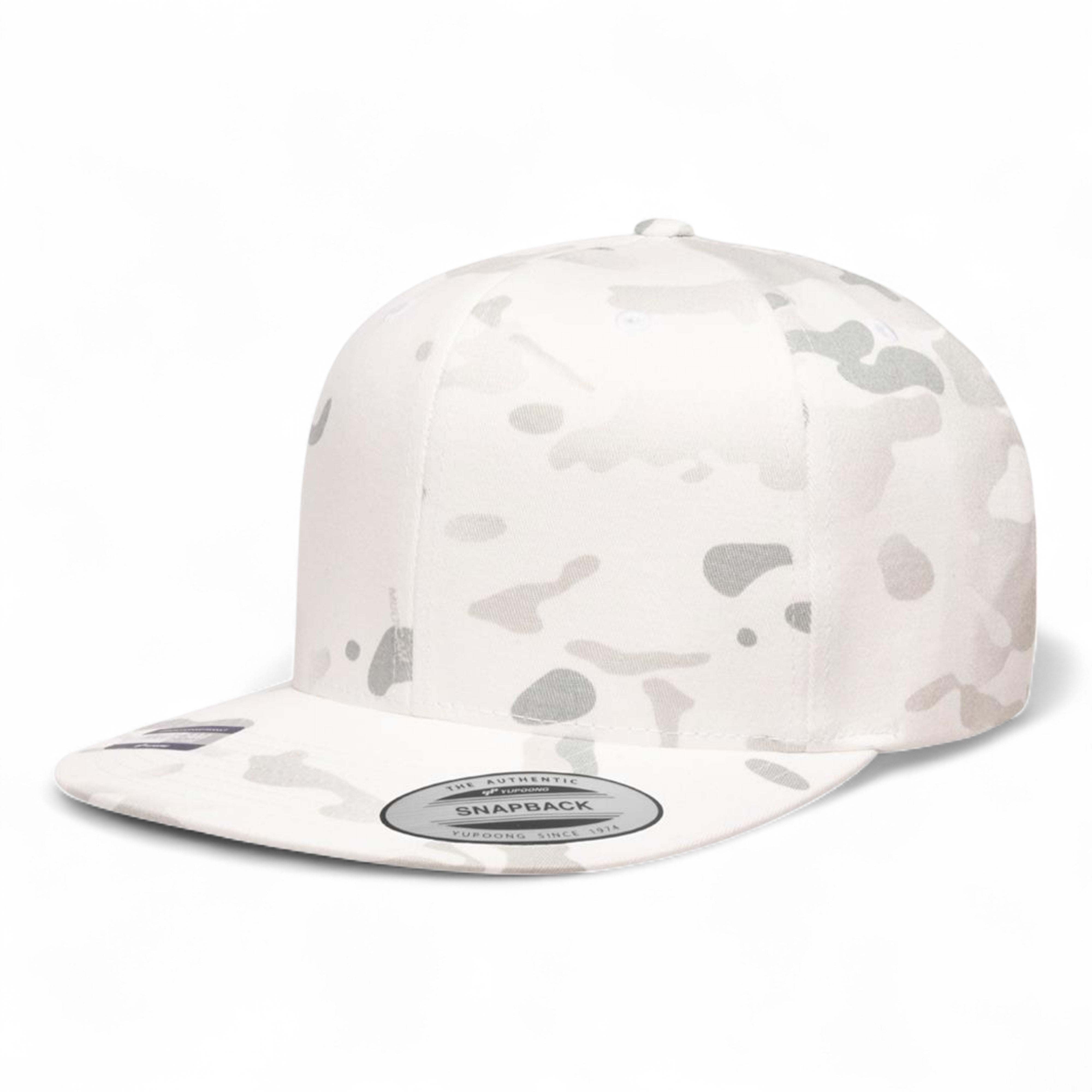 YP Classics/Yupoong 6089M Premium Flat Bill Snapback Cap - Multicam Alpine