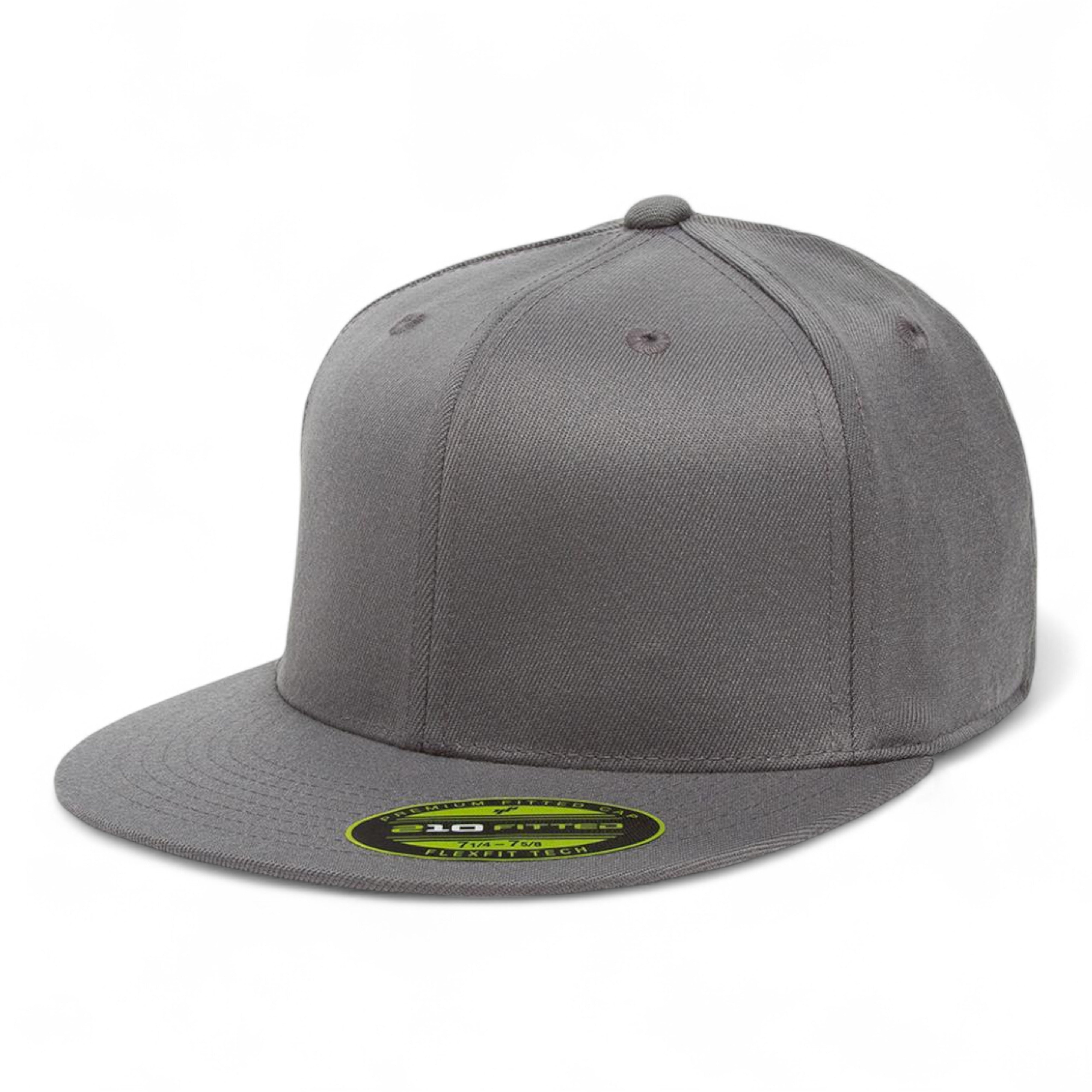 Flexfit 6210FF 210 Flat Bill Cap - S/M - Dark Grey